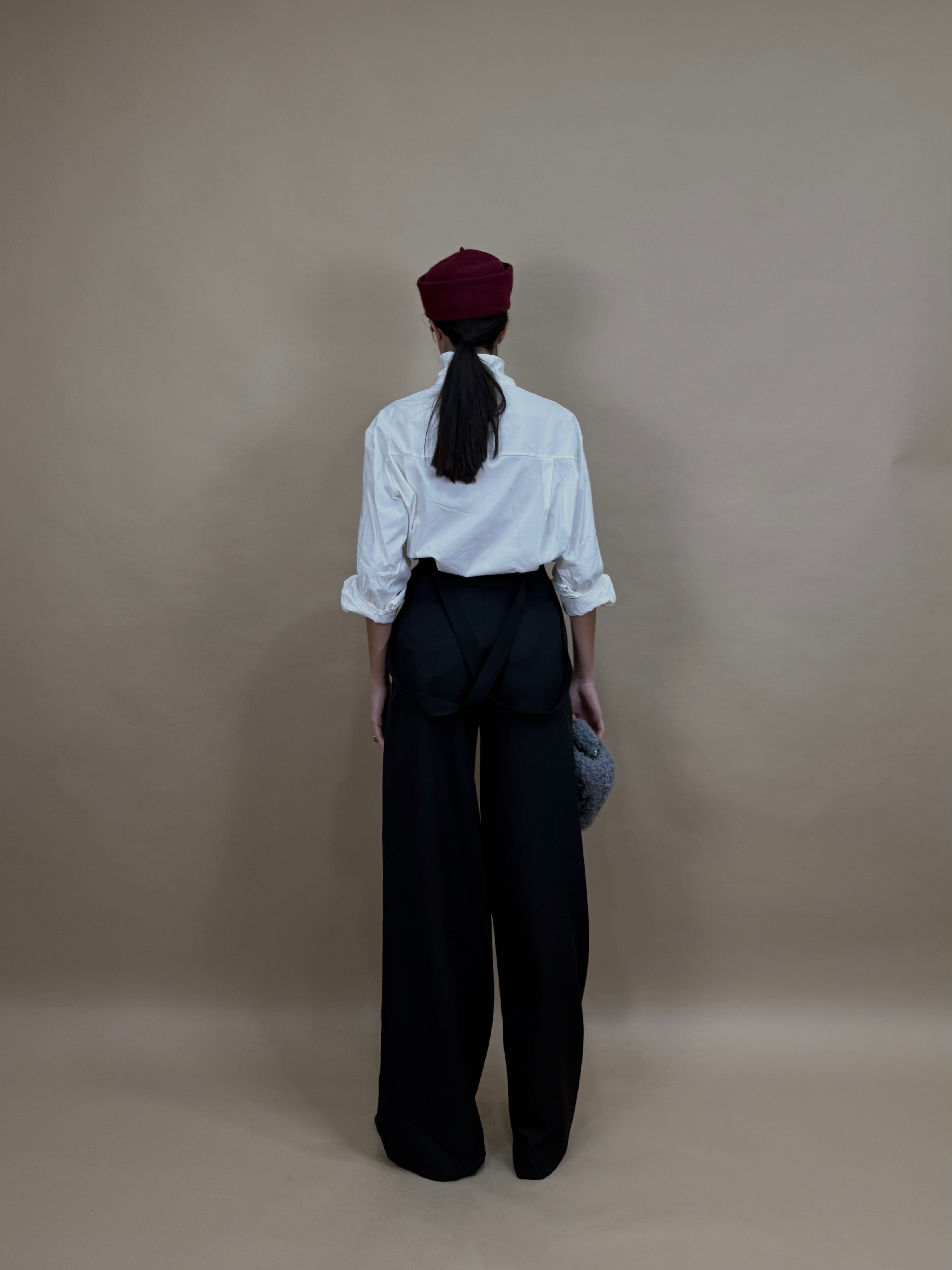 Pantalone Man con bretelle