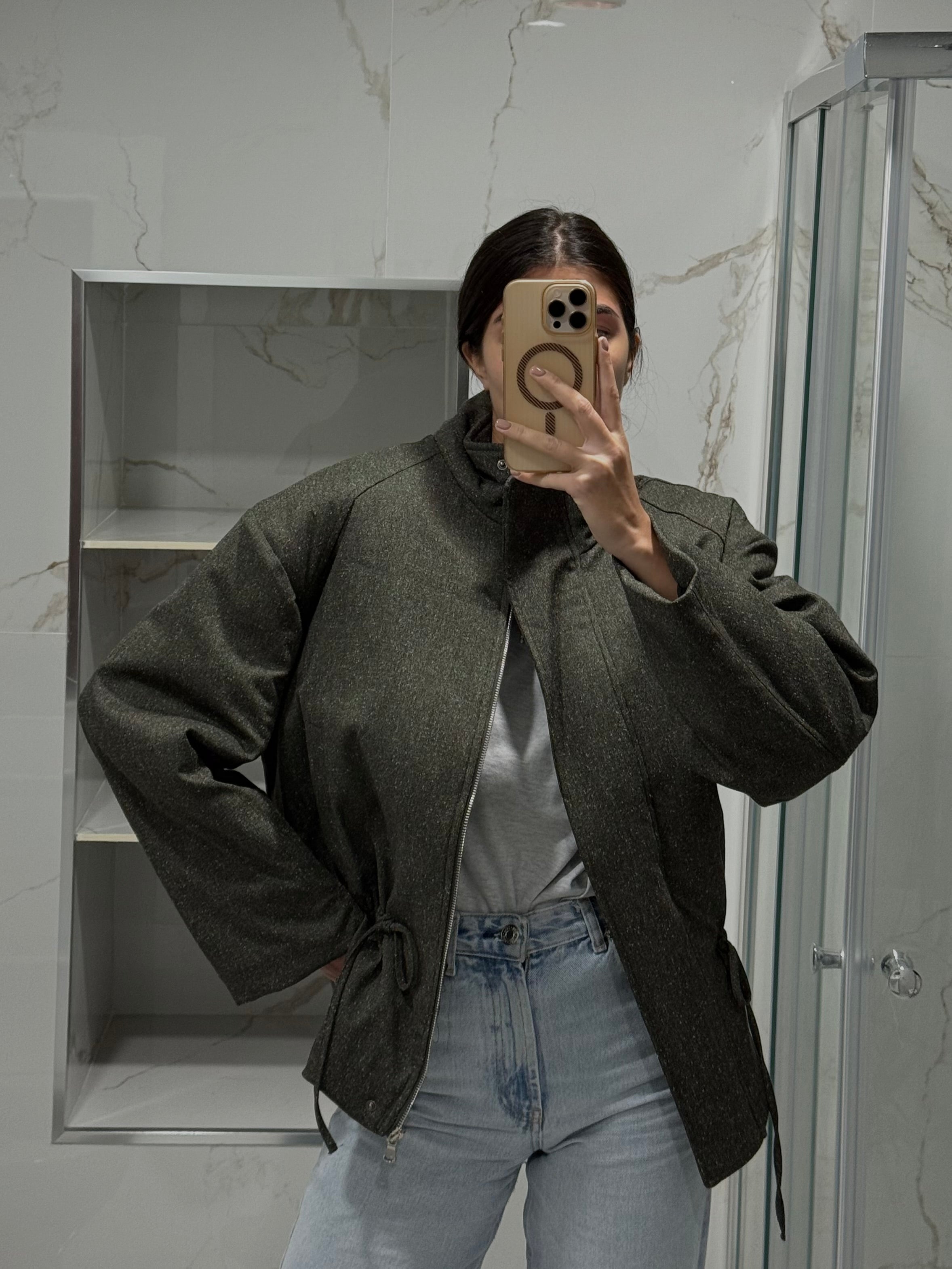 Giubbotto verde lumina