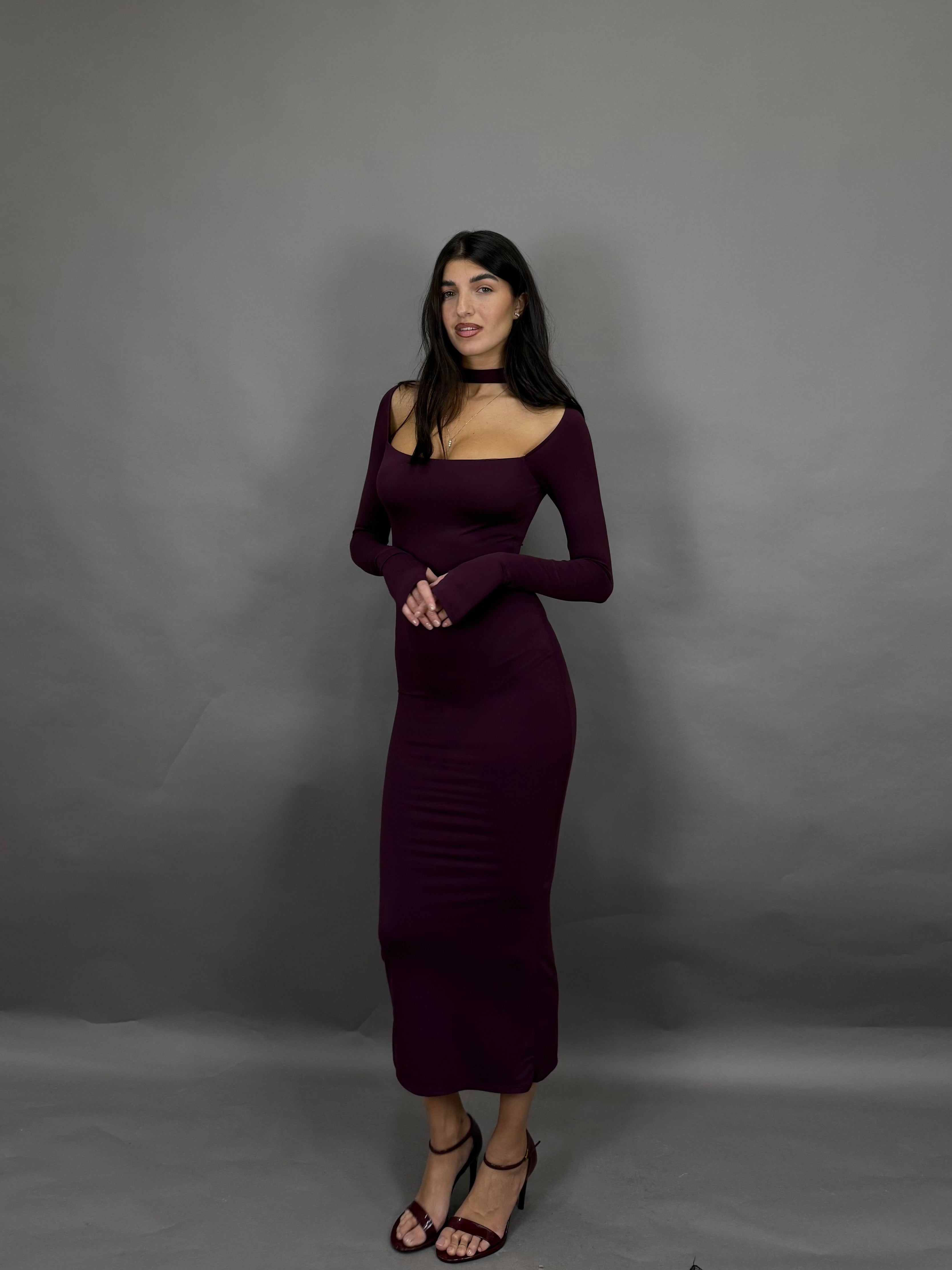 Dress Luci bordeaux
