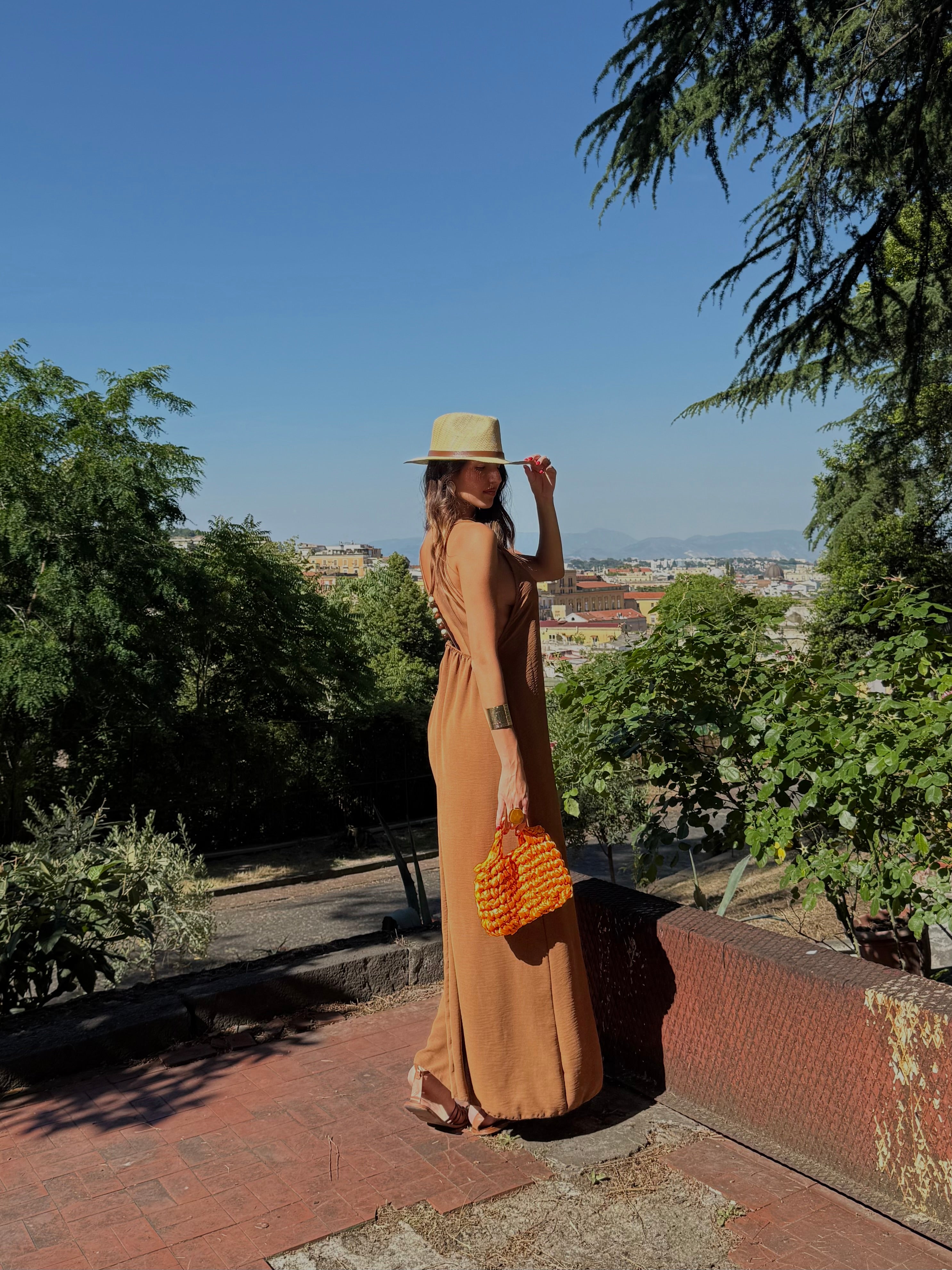 Dress gitana marrone - LadyB Shop Online