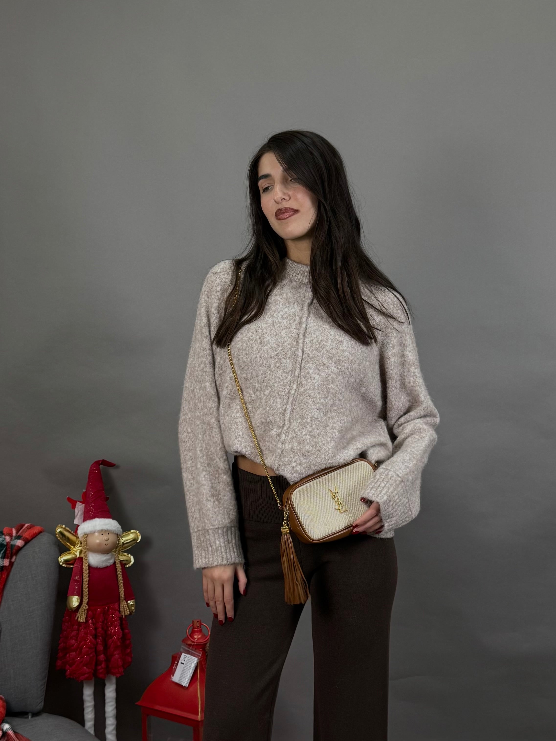 Maglione Sveva fango