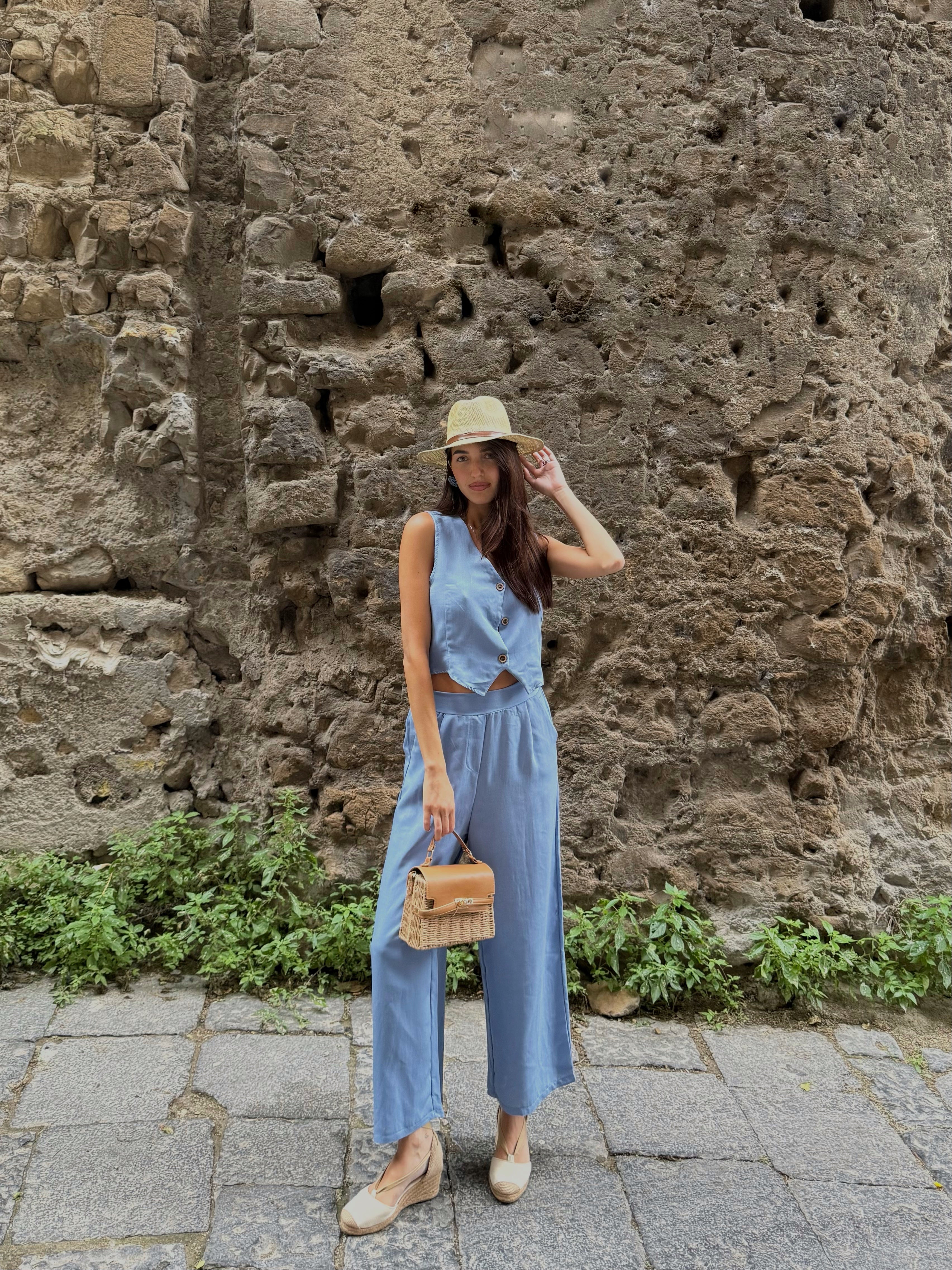 Coordinato polignano blu - LadyB Shop Online