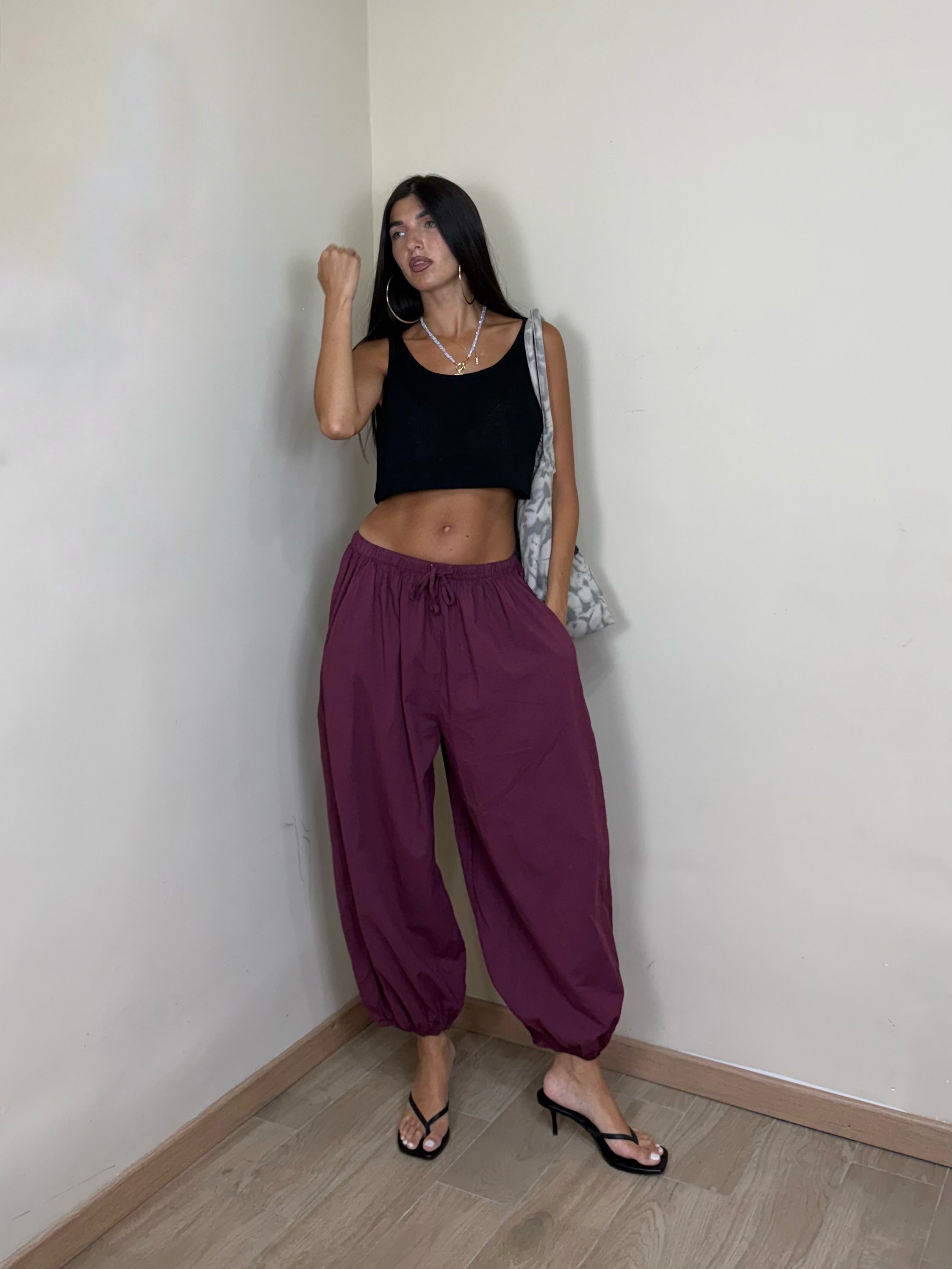 Pantalone ballon in cotone