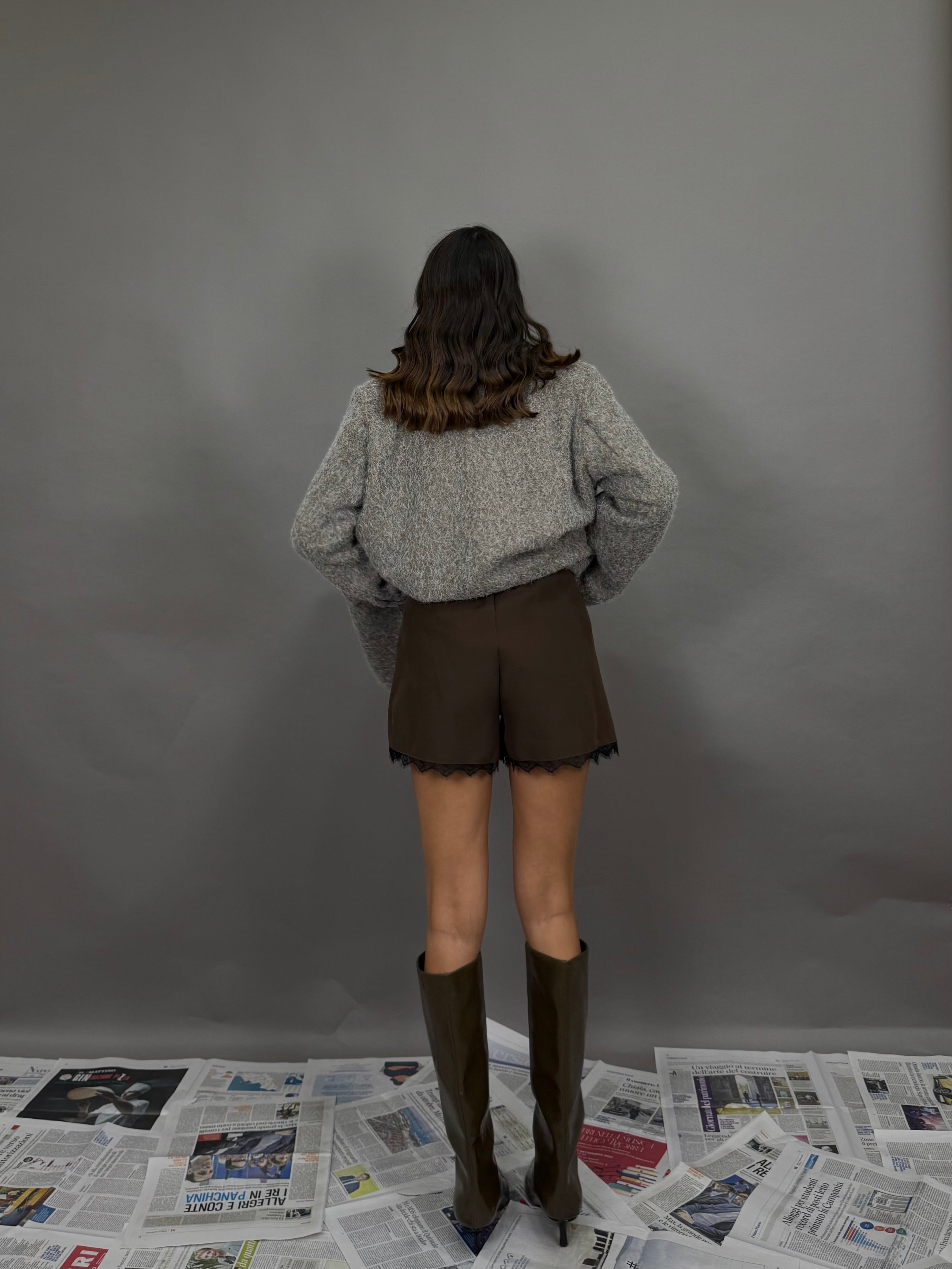 Pantaloncino elegante pizzo