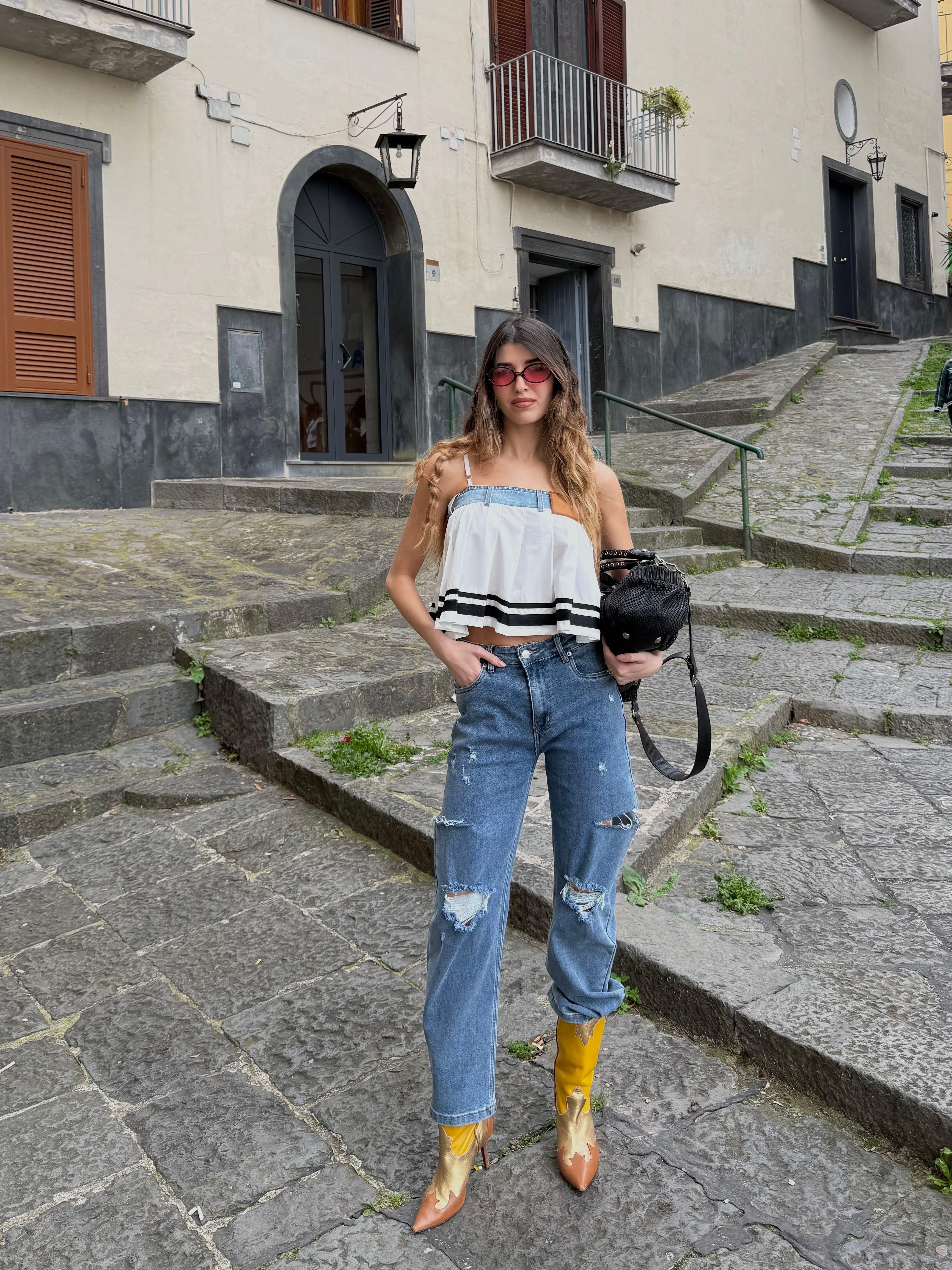 Jeans strappi - LadyB Shop Online