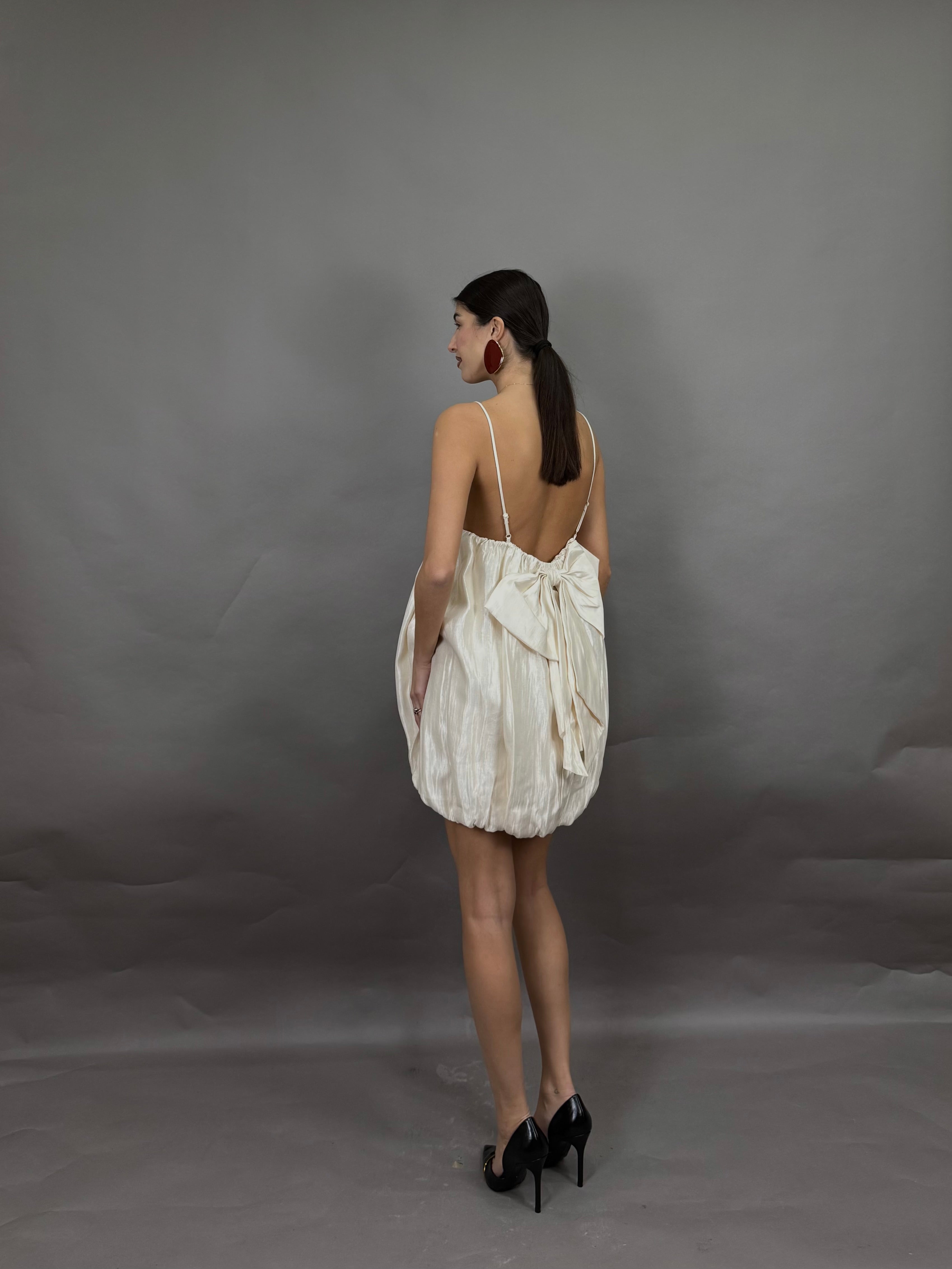 Dress fiocco lumina panna