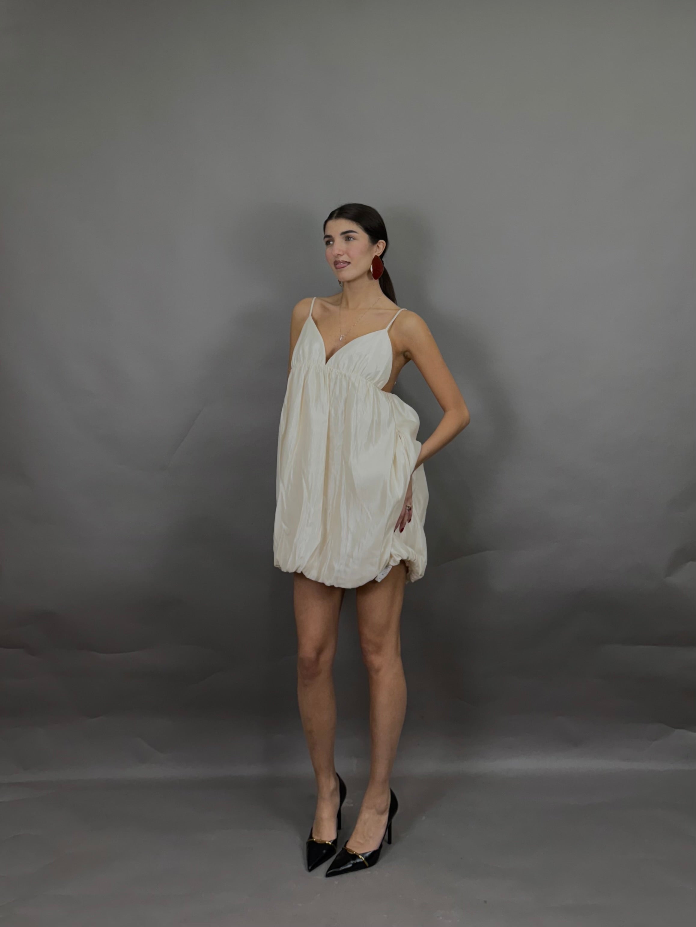 Dress fiocco lumina panna