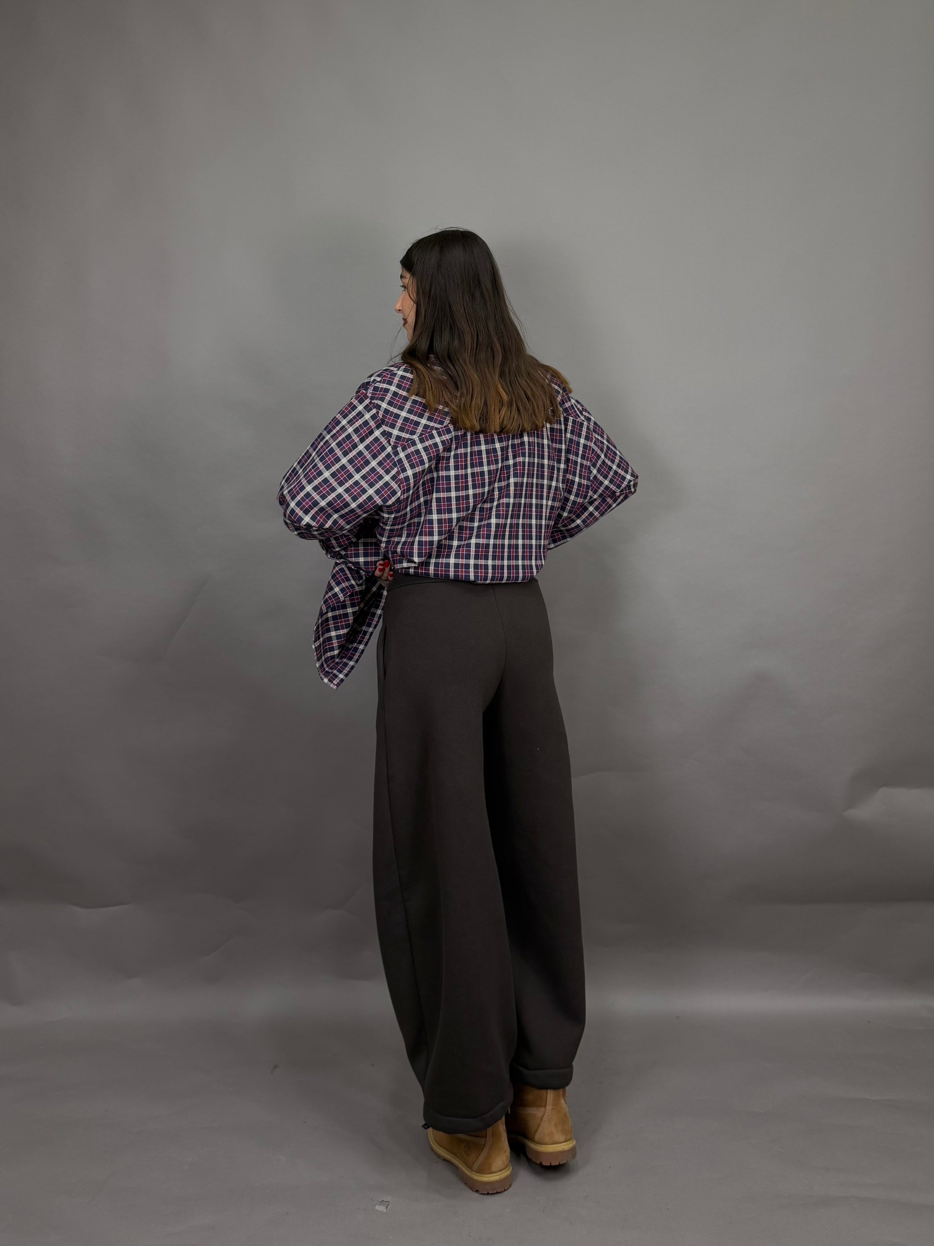 Pantalone tuta marrone