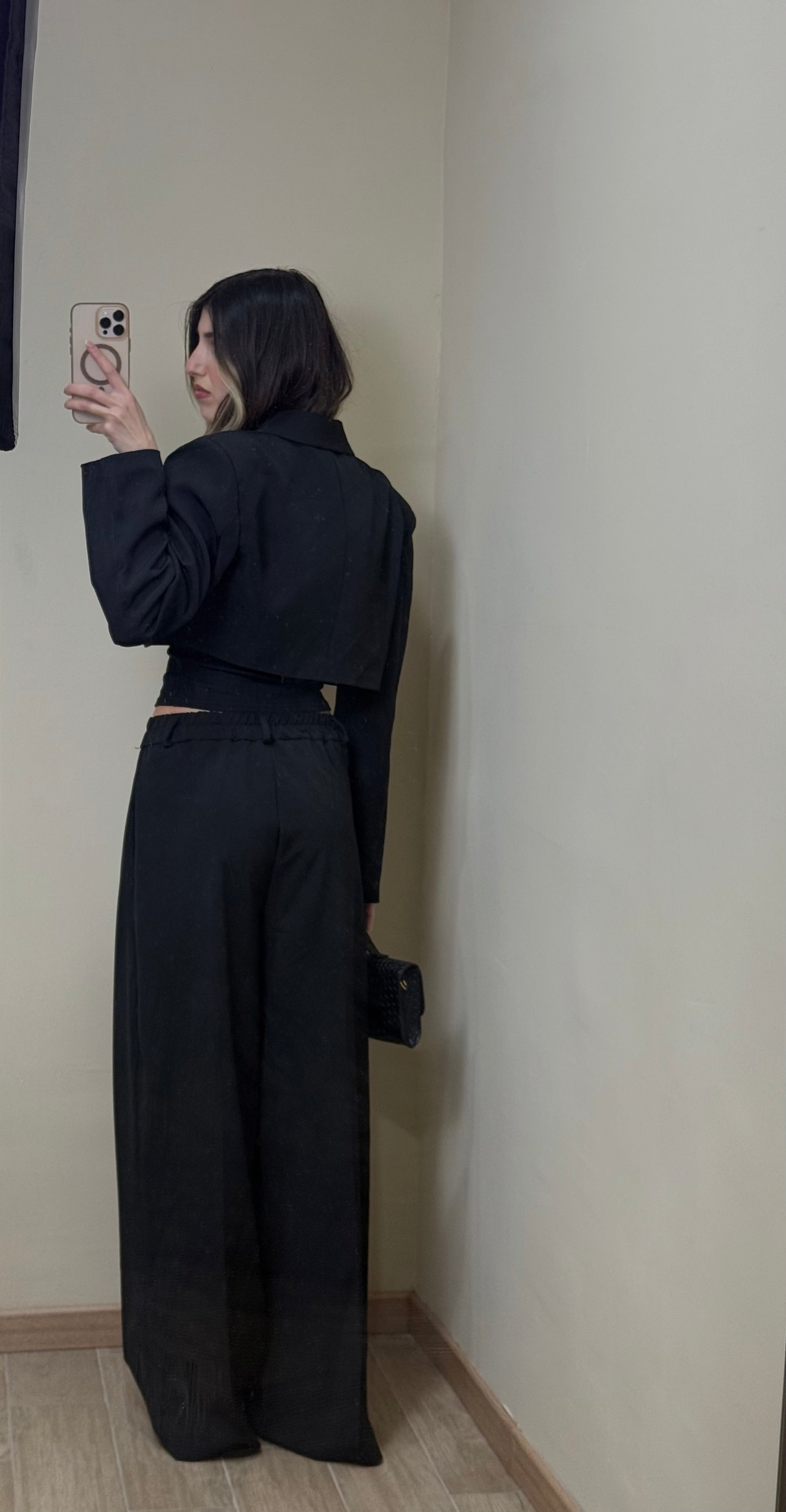 Pantalone storto nero - LadyB Shop Online