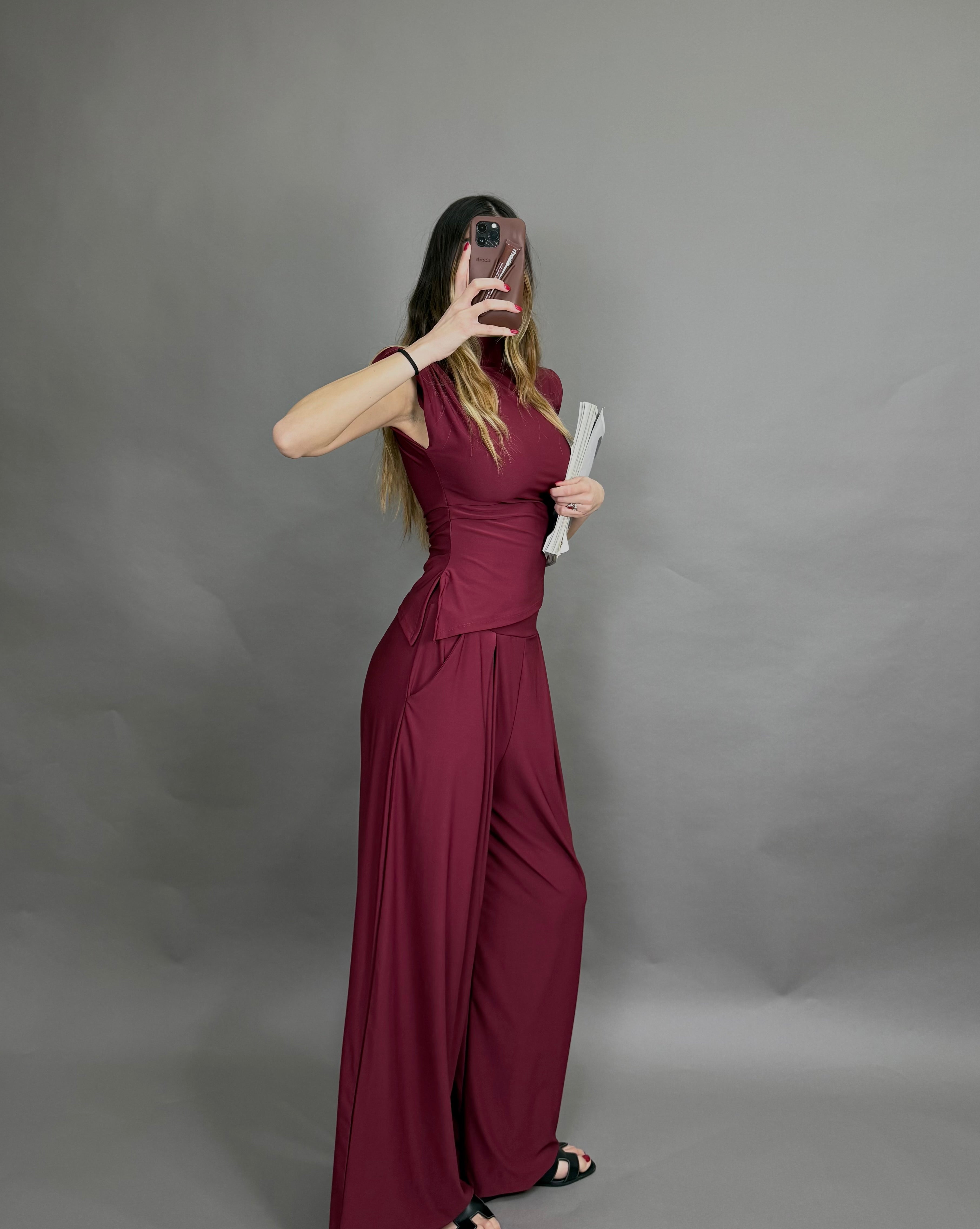 Coordinato Libre bordeaux - LadyB Shop Online