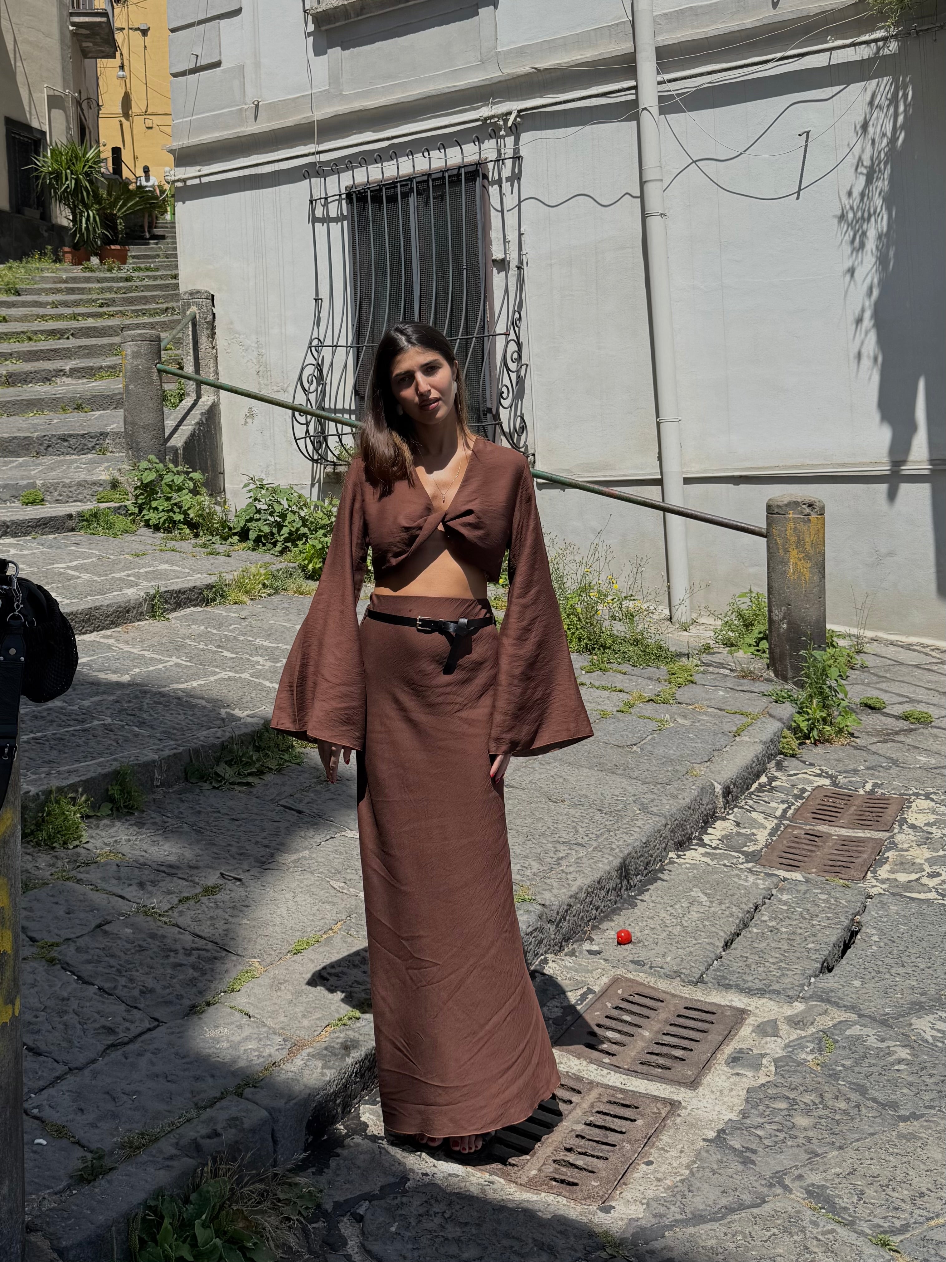 Coordinato Andrea marrone - LadyB Shop Online