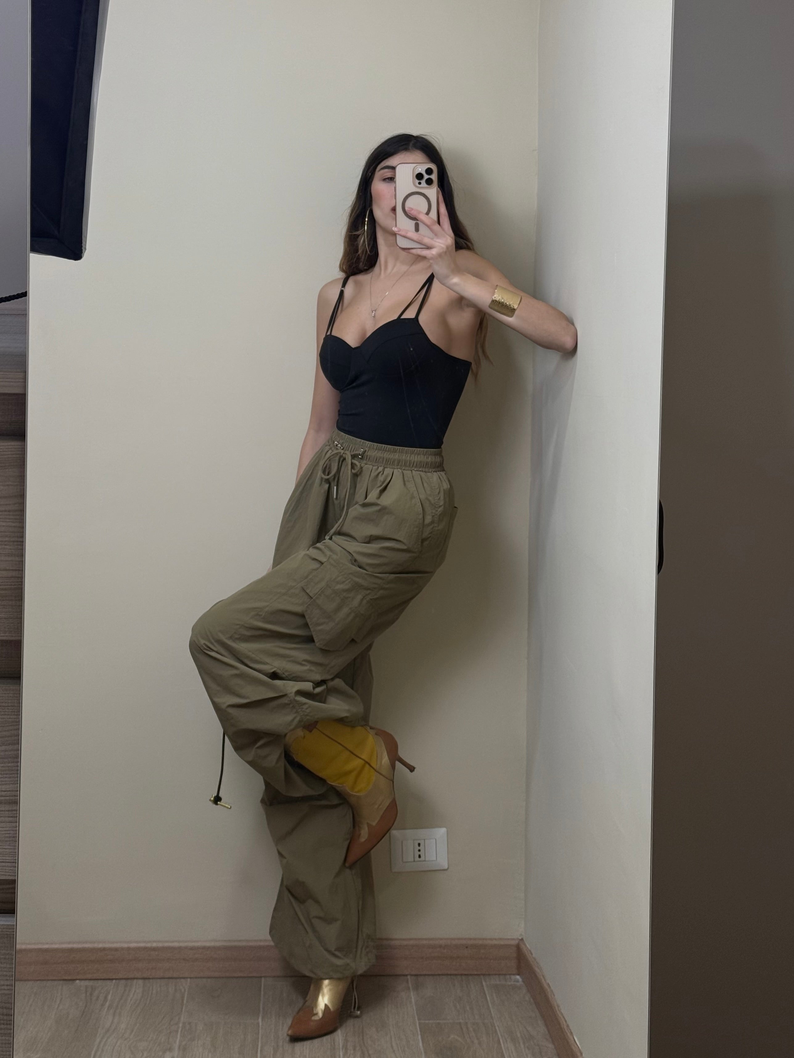 Cargo Melissa camel - LadyB Shop Online