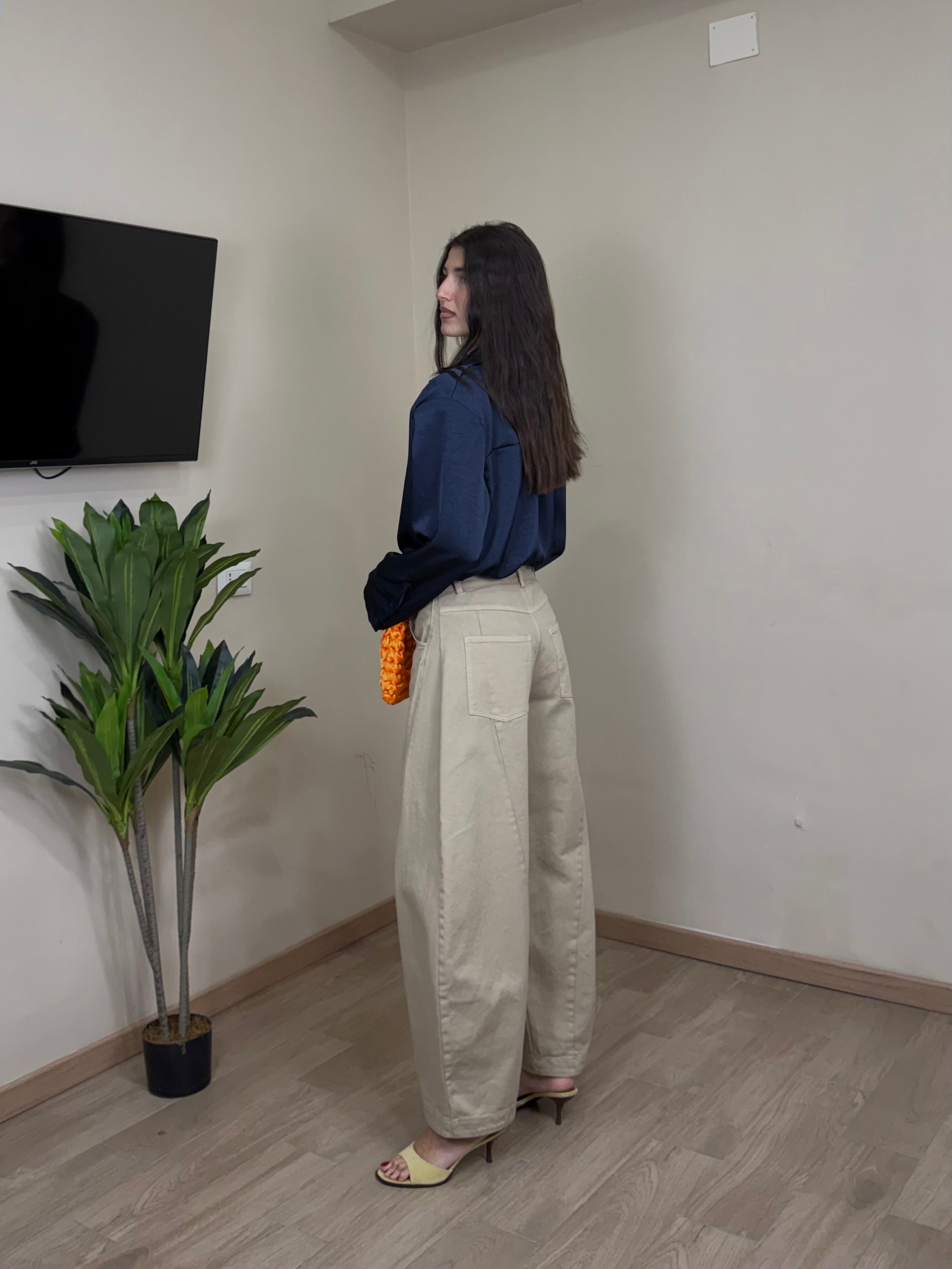 Camicia maxi spallina