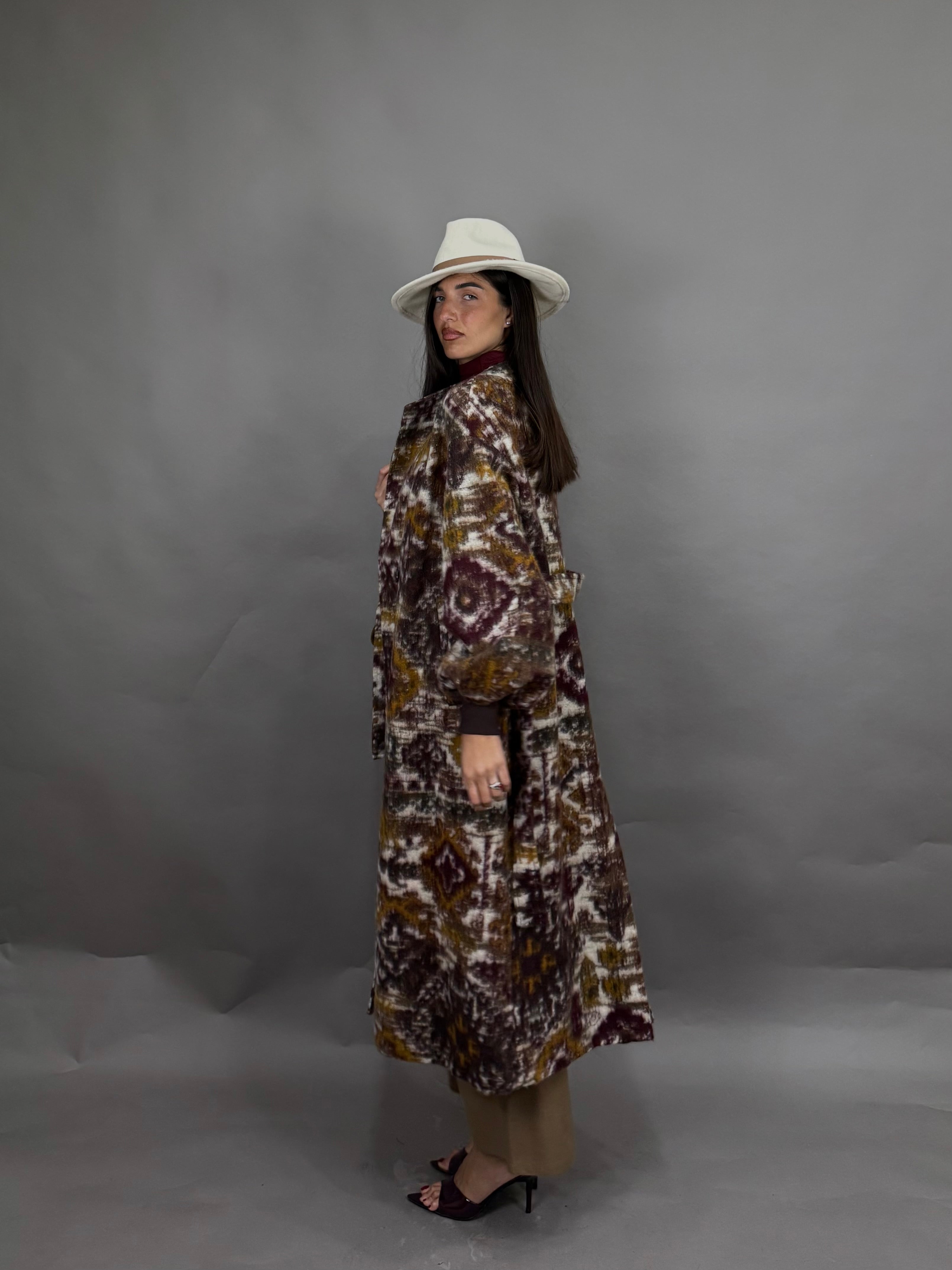 Cappotto lumina bordeaux