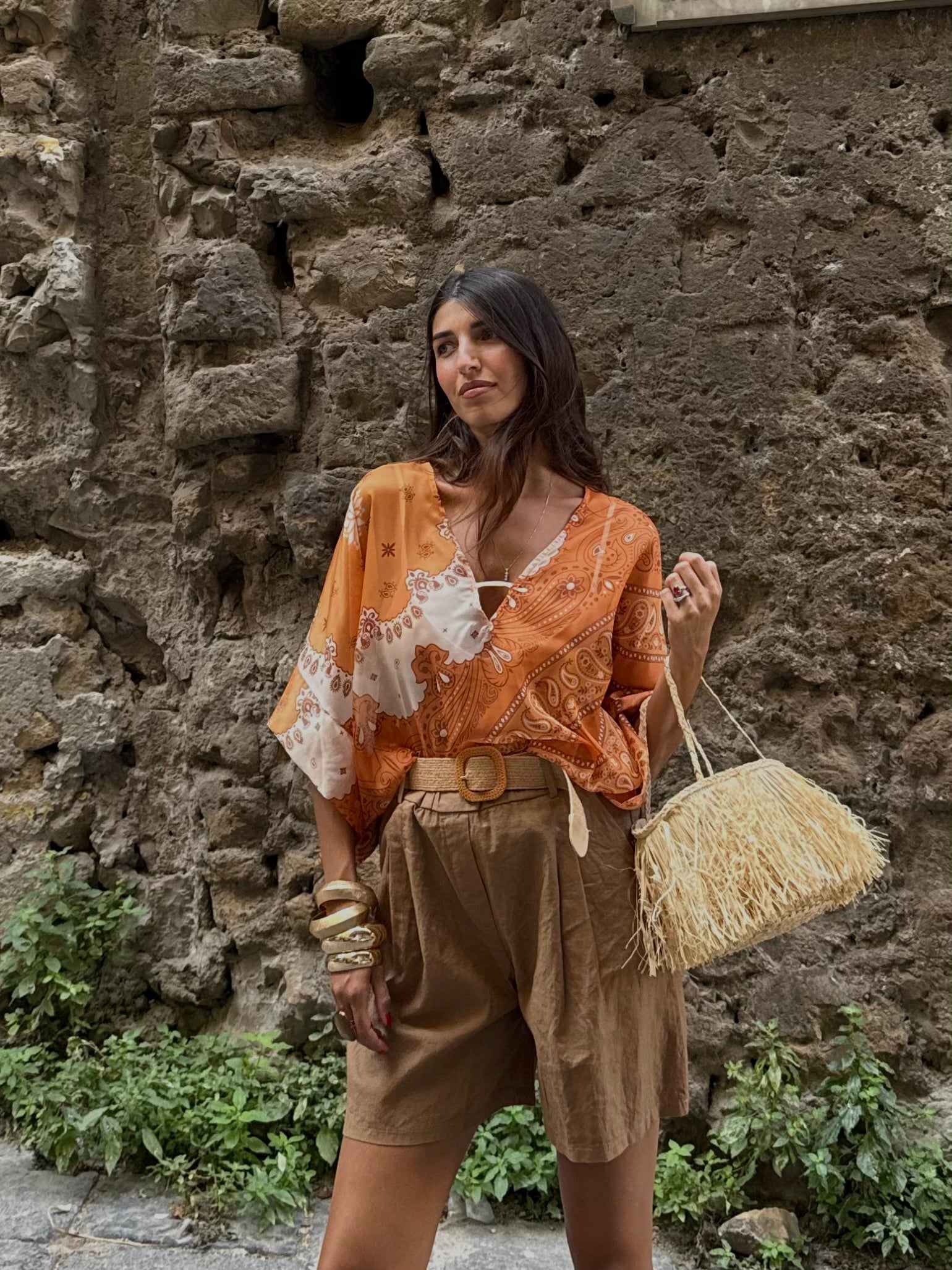 Pantaloncino beige - LadyB Shop Online