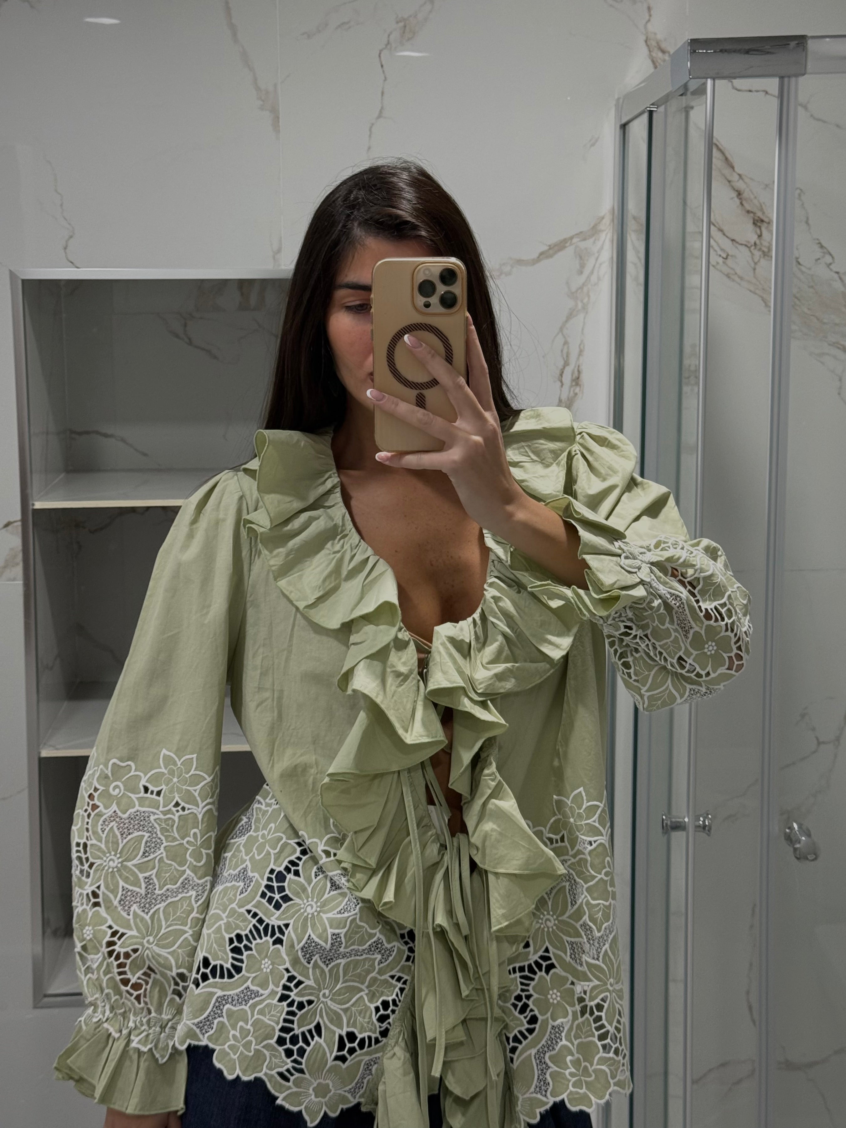Camicia Ivy verde
