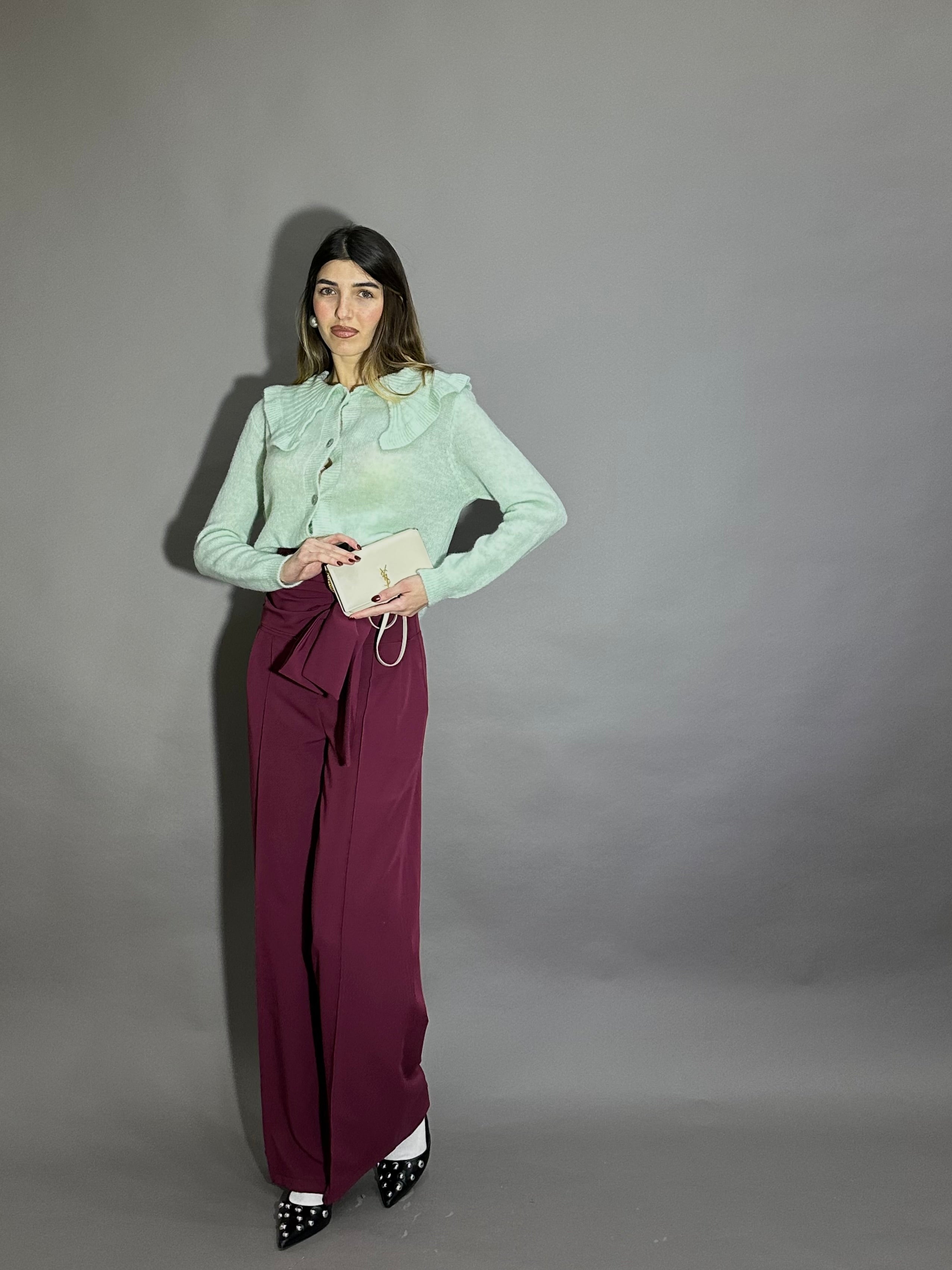 Pantalone Classic bordeaux - LadyB Shop Online