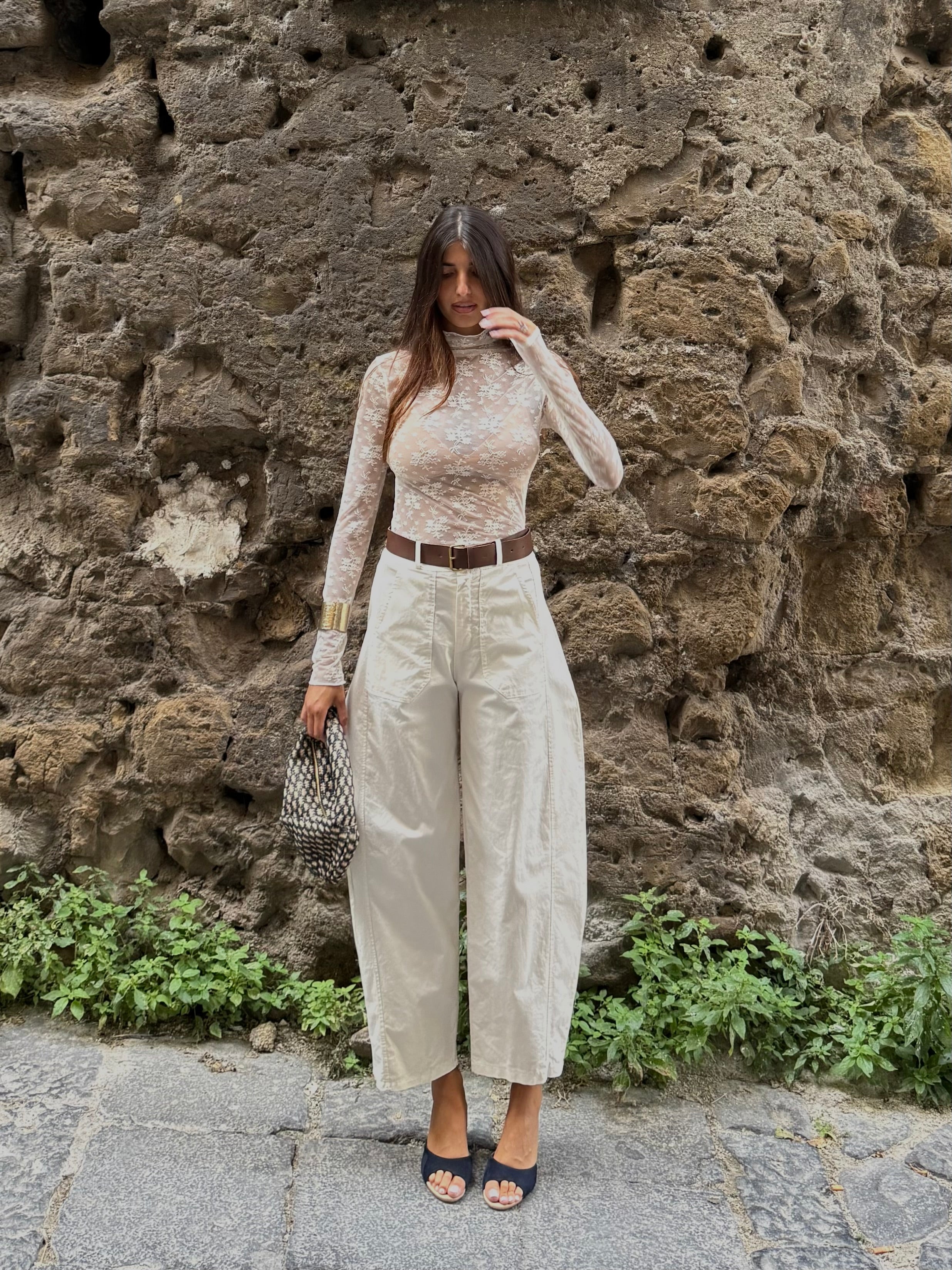 Pantalone ballon panna - LadyB Shop Online