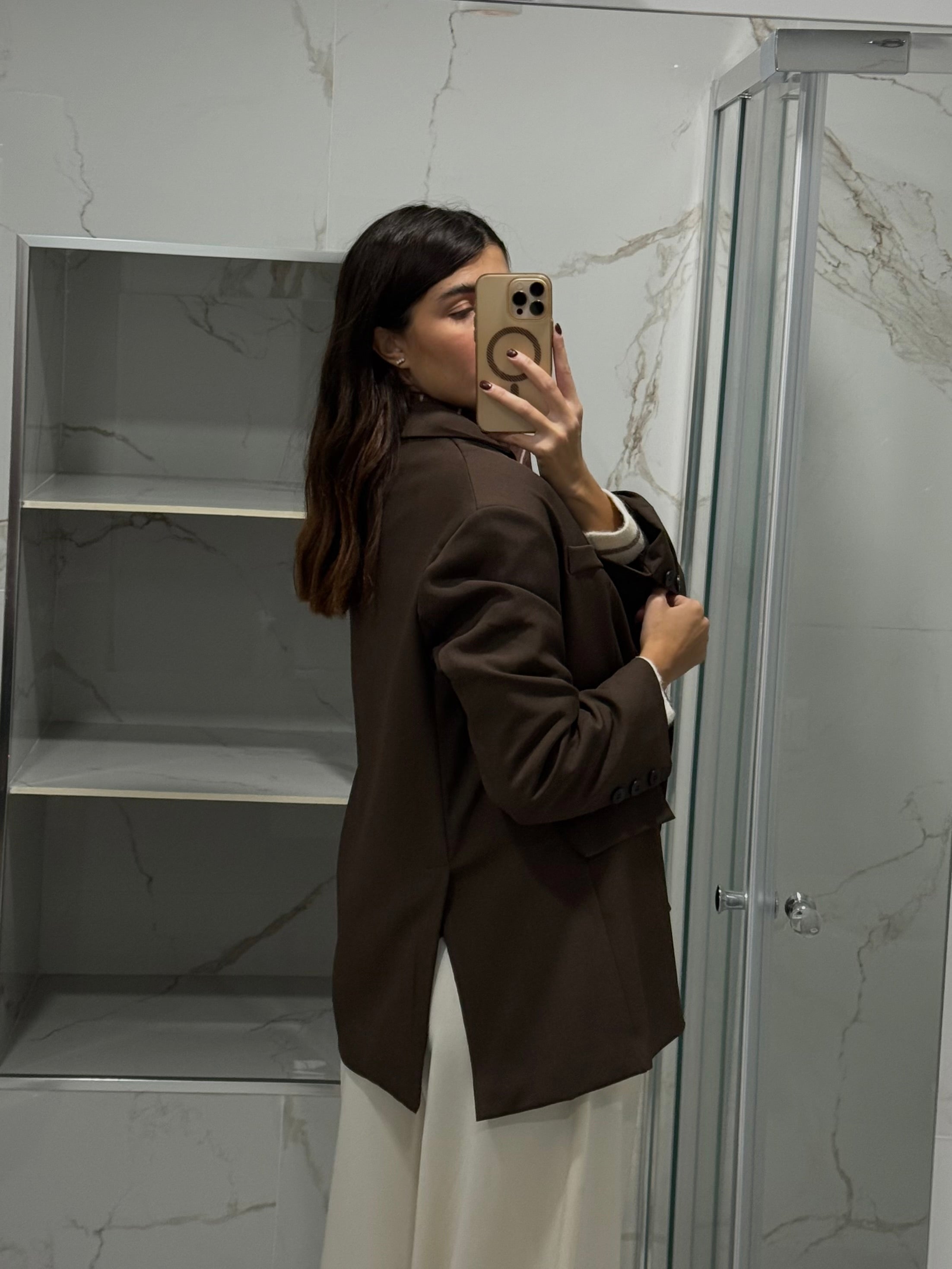 Blazer Gaia marrone