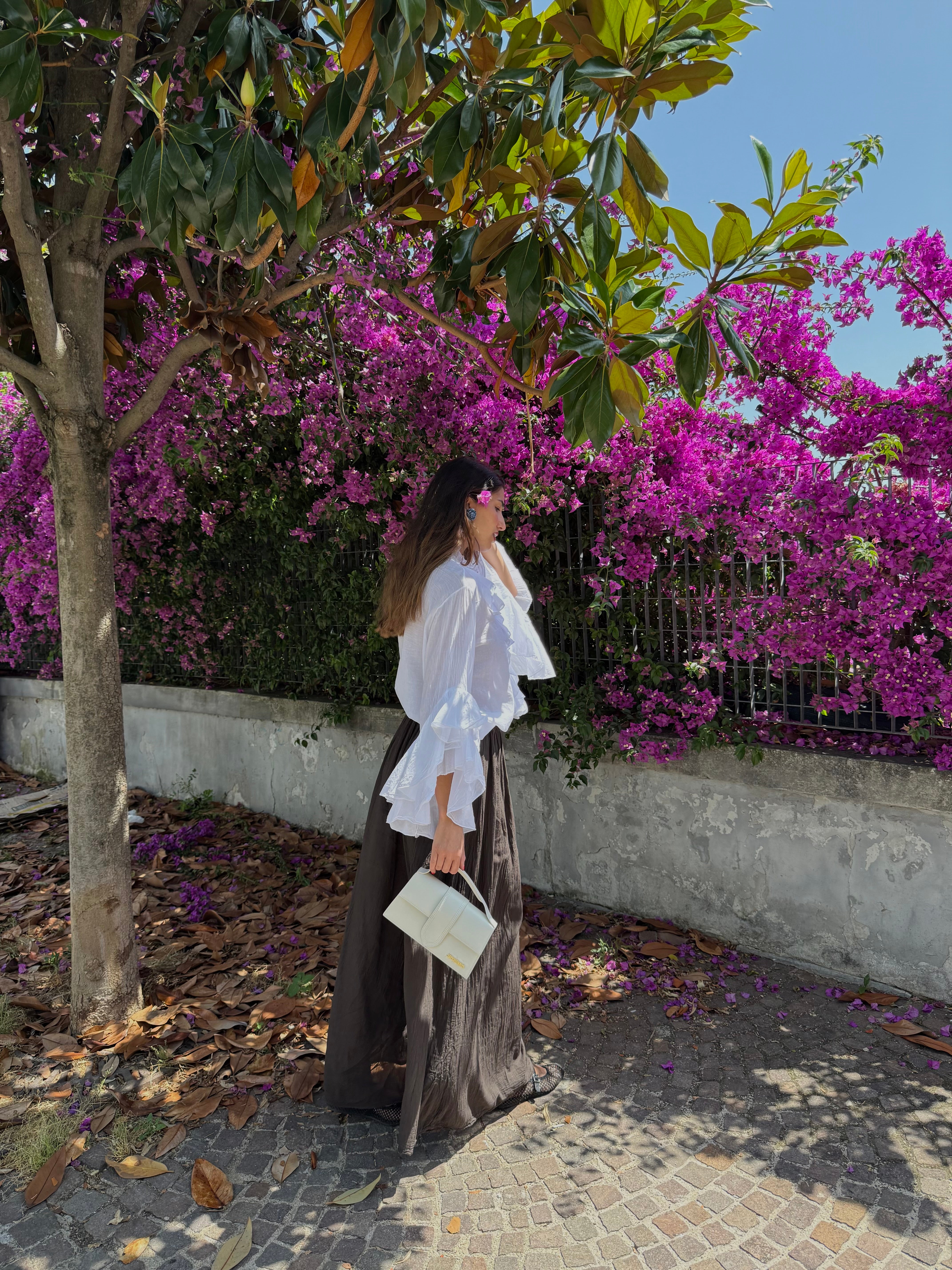 Pantalone cotone marrone - LadyB Shop Online