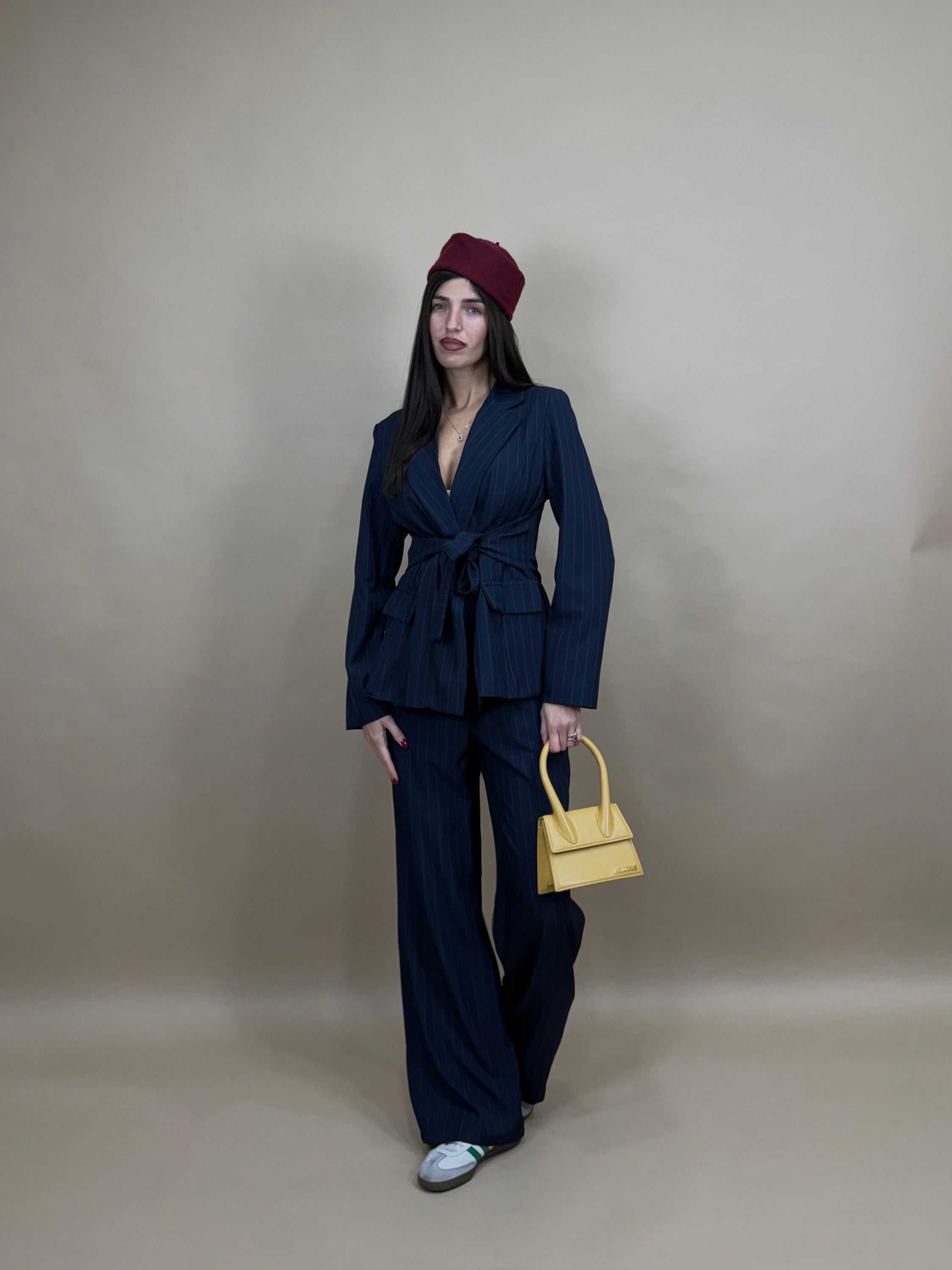 Tailleur Clea blu