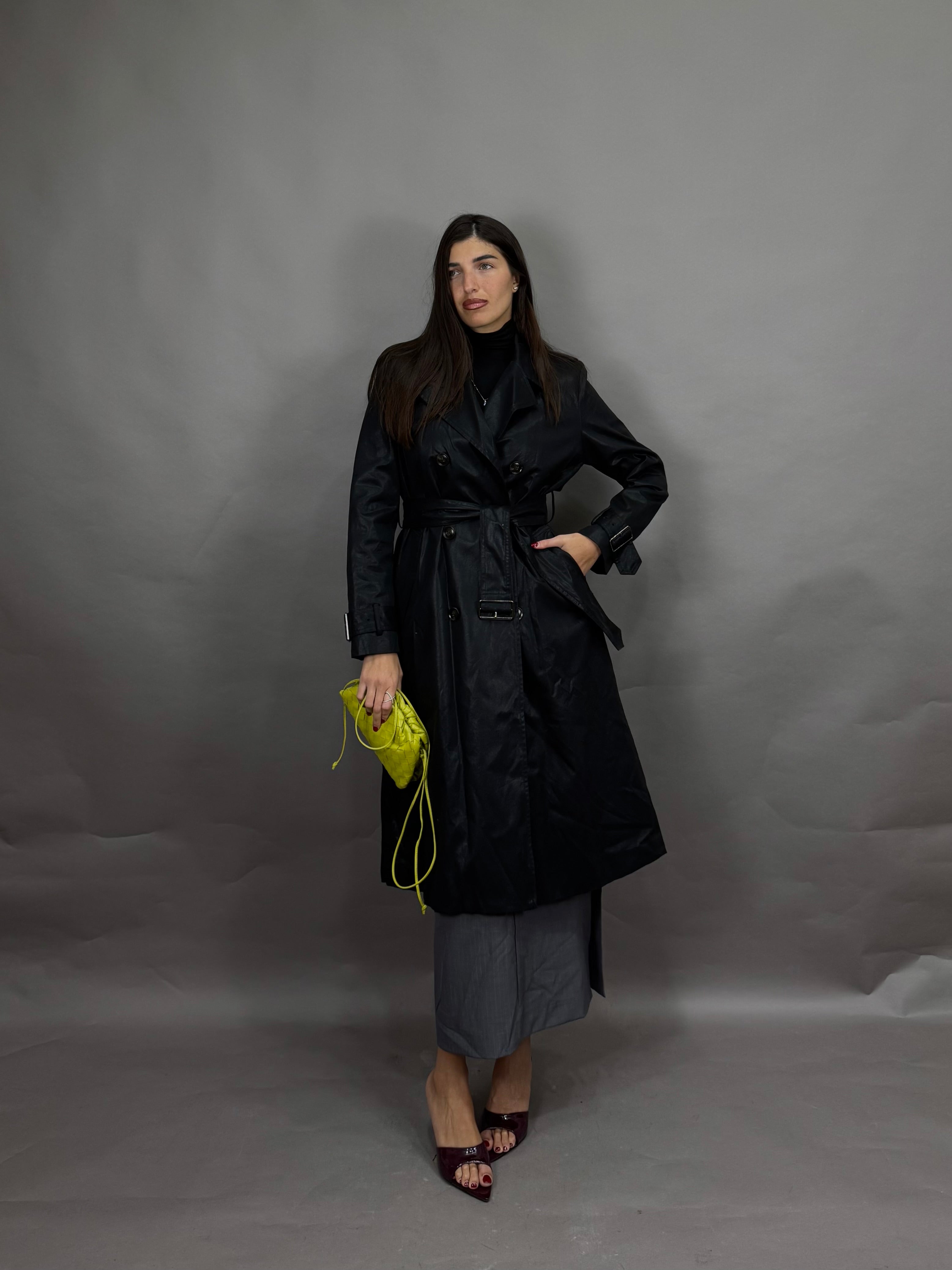 Trench imbottito lumina