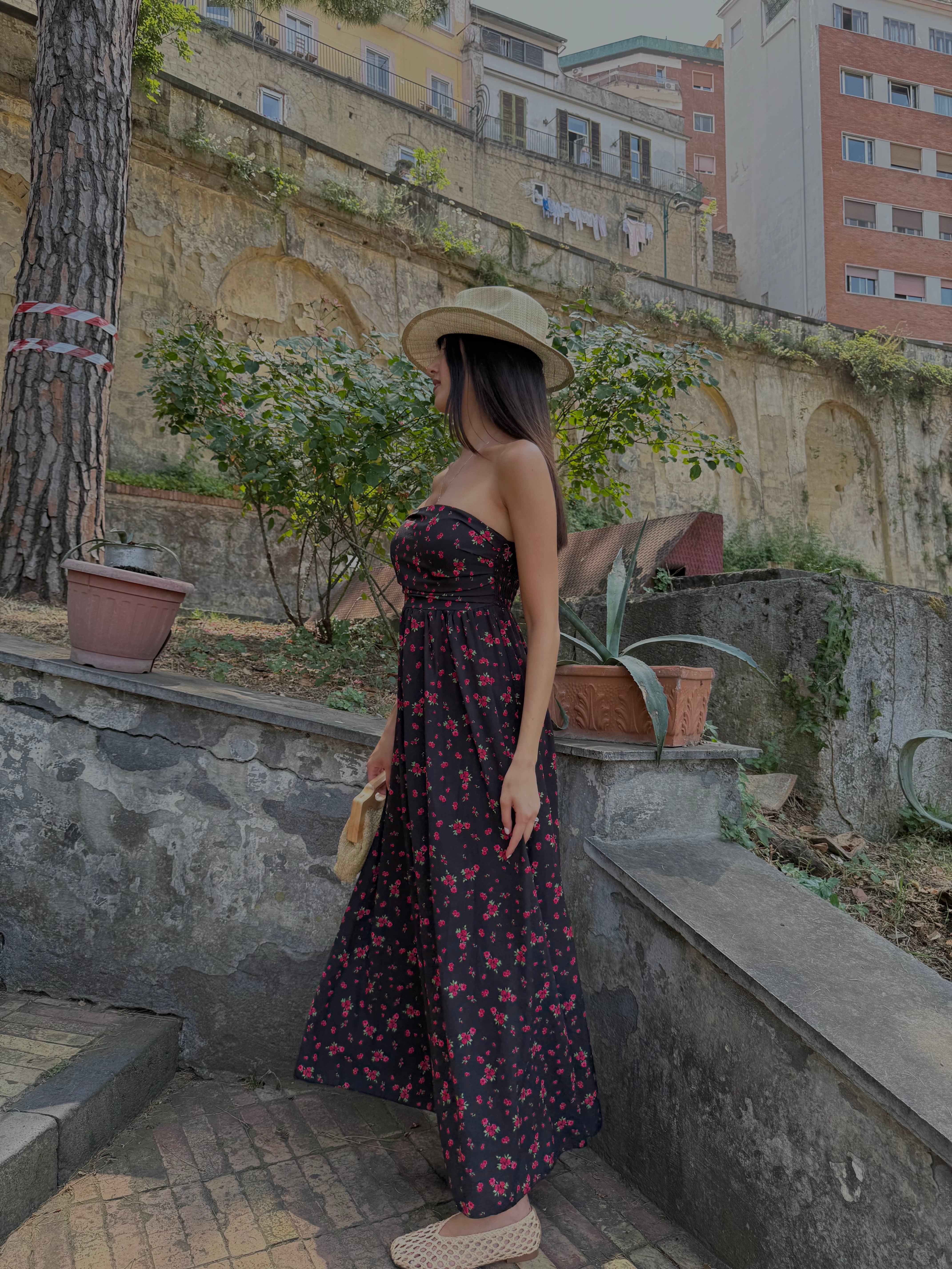 Dress Amalfi nero - LadyB Shop Online