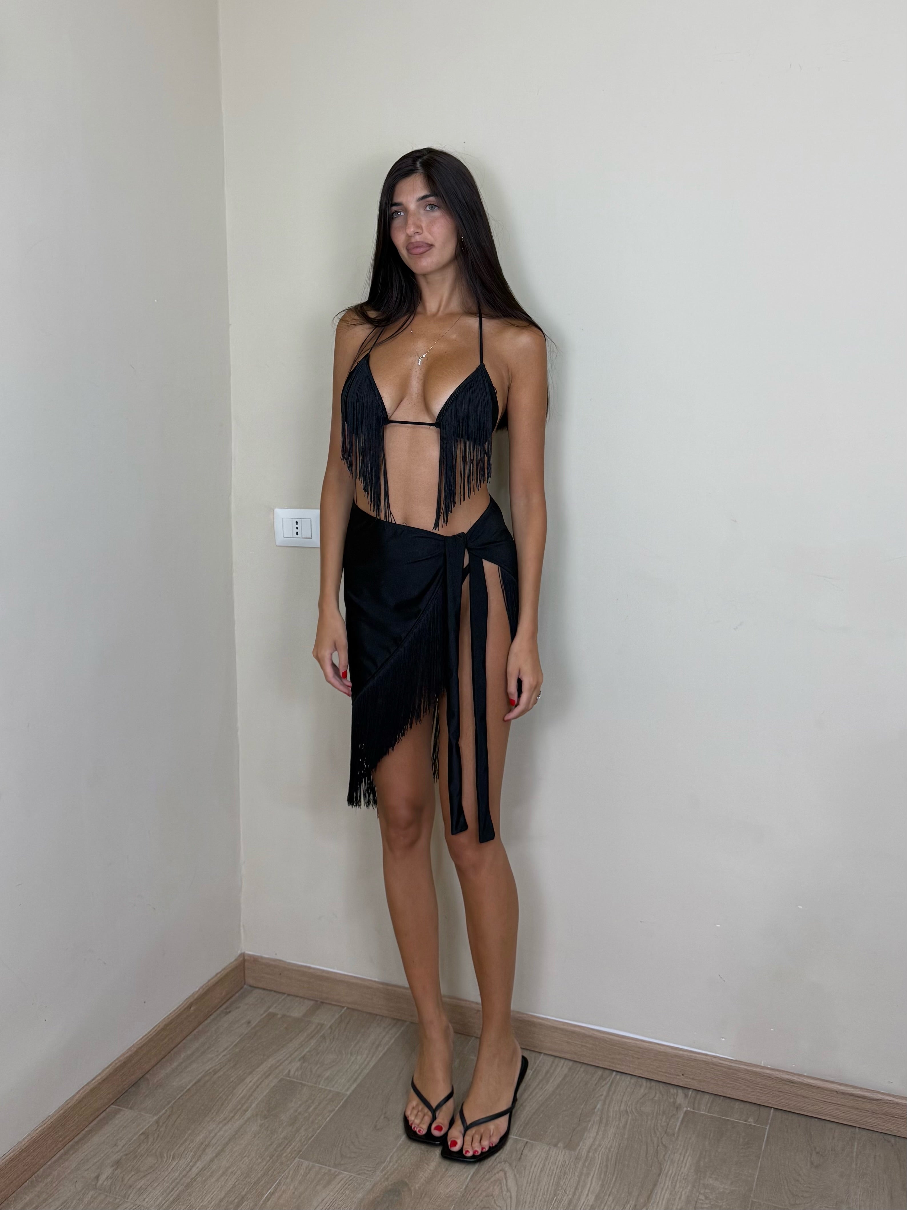 Bikini frange + pareo