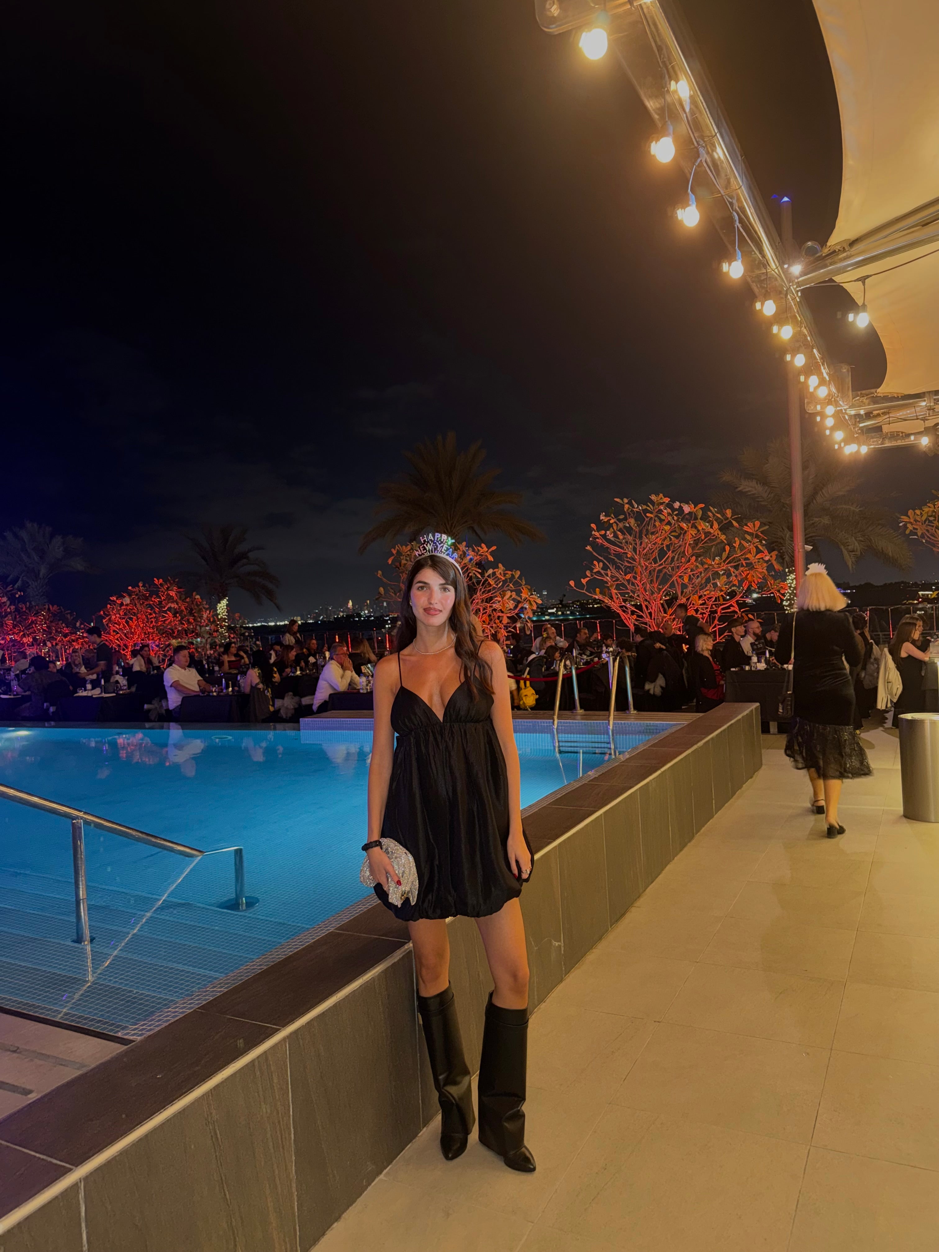 Dress fiocco lumina nero