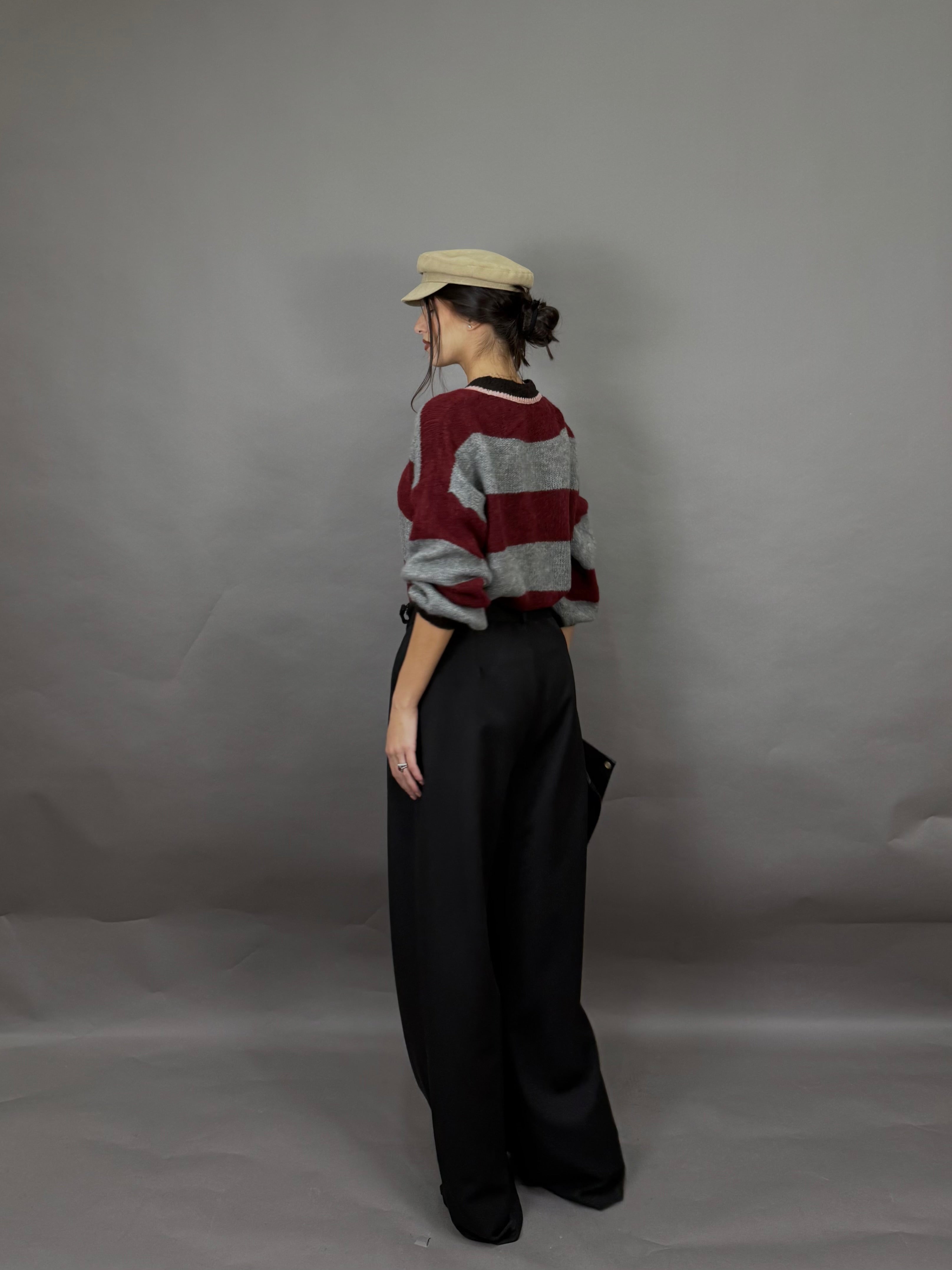 Pantalone storto nero