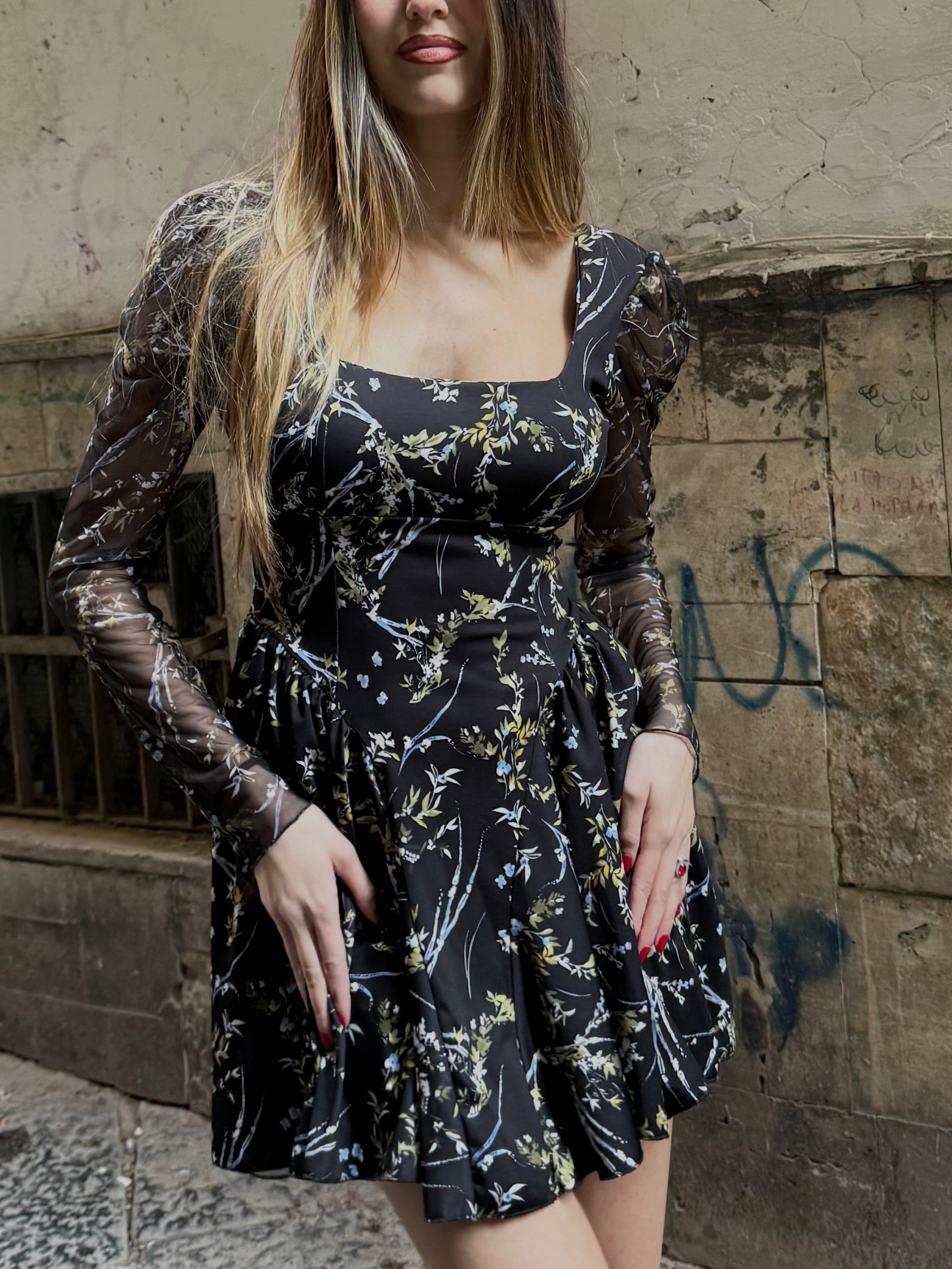 Dress Minù nero - LadyB Shop Online