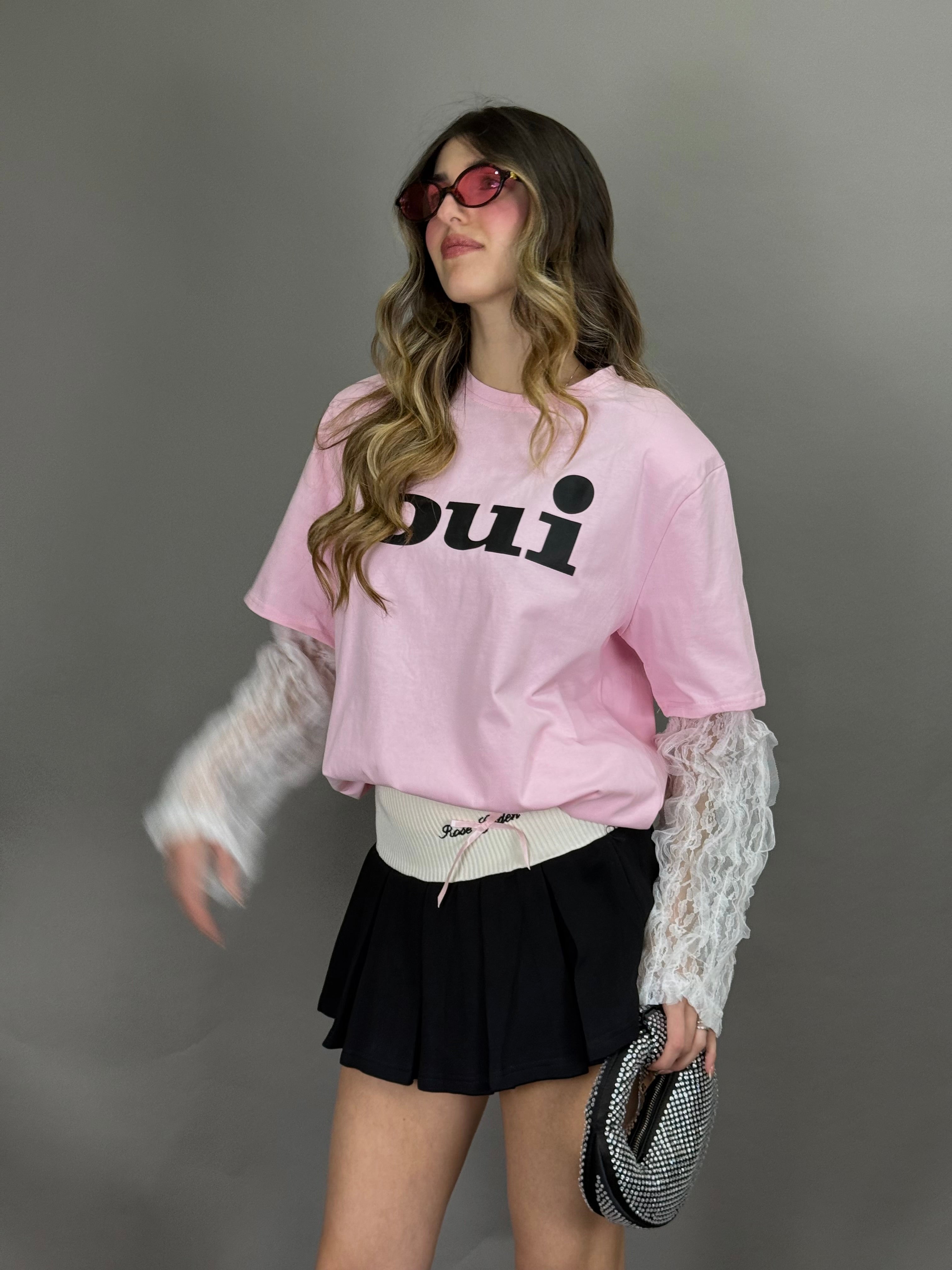 Maglia oui rosa - LadyB Shop Online