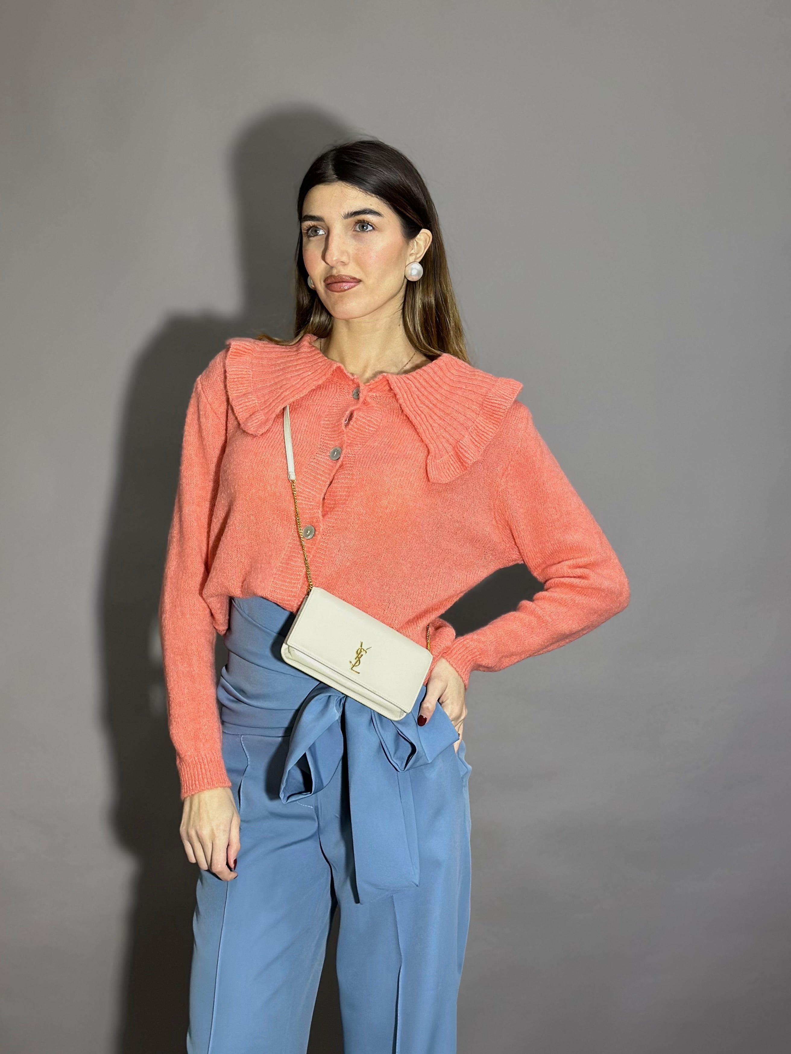 Cardigan colletto pesca - LadyB Shop Online