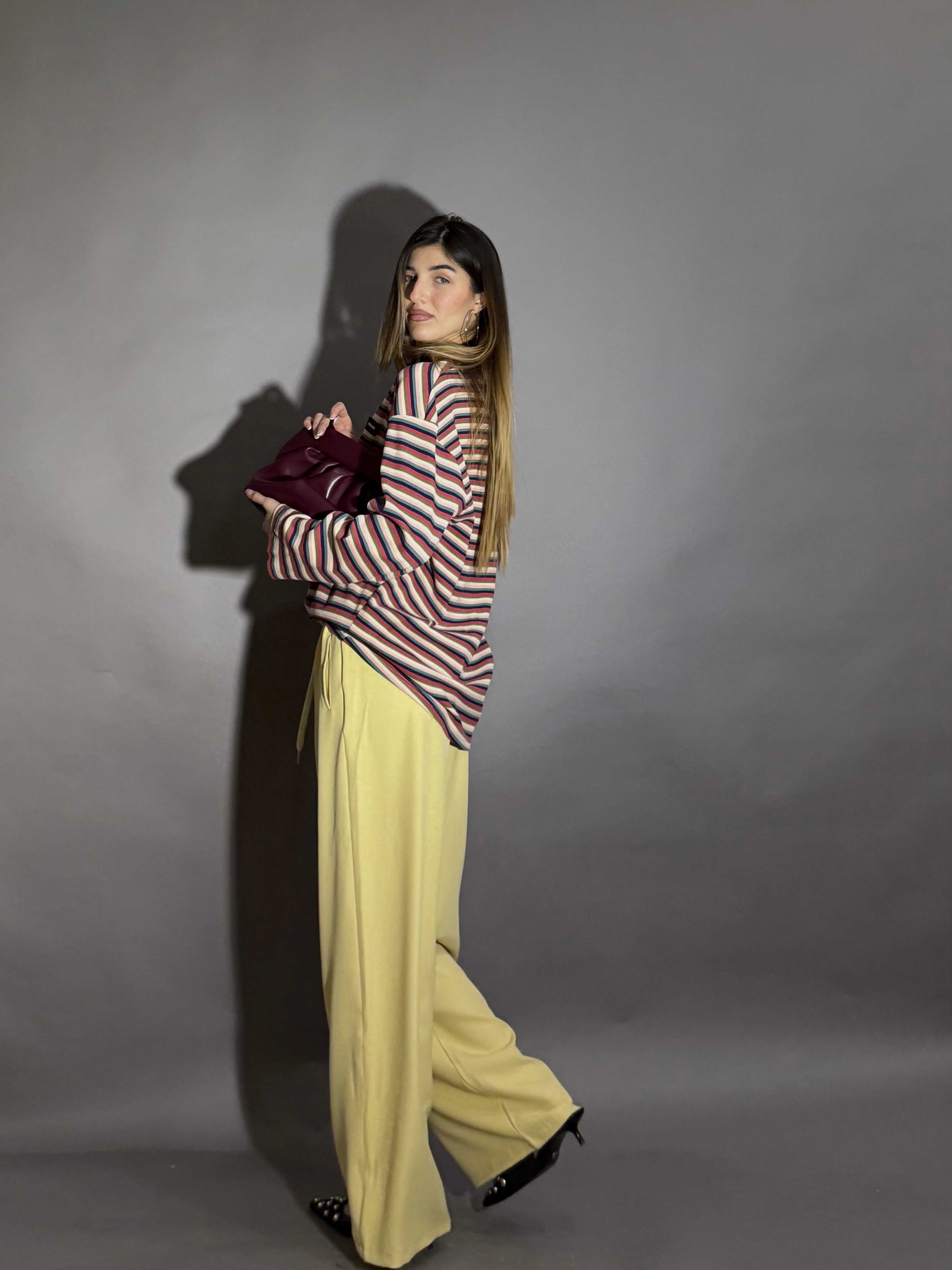 Panta laccio giallo - LadyB Shop Online