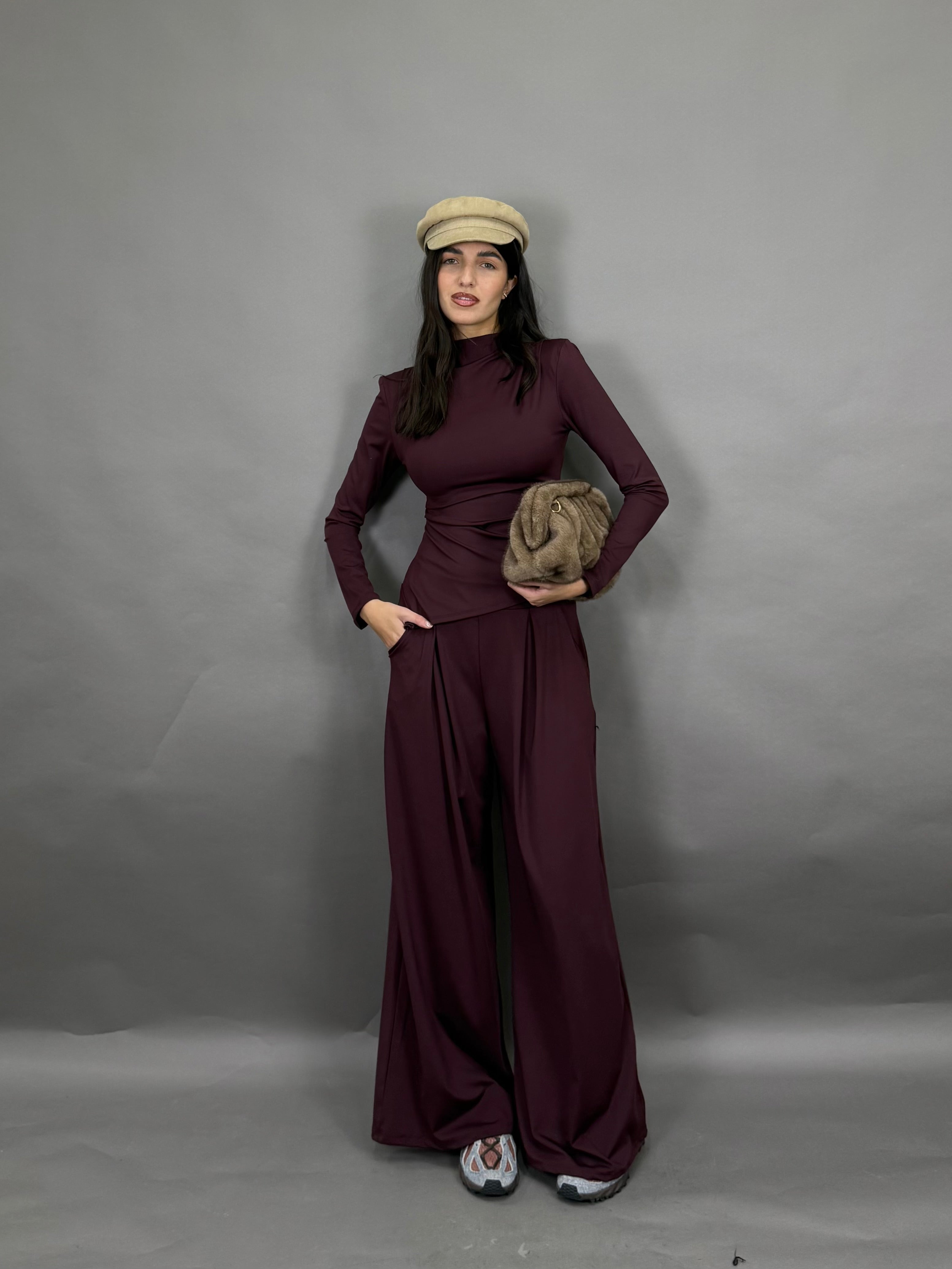 Coordinato Megghi bordeaux