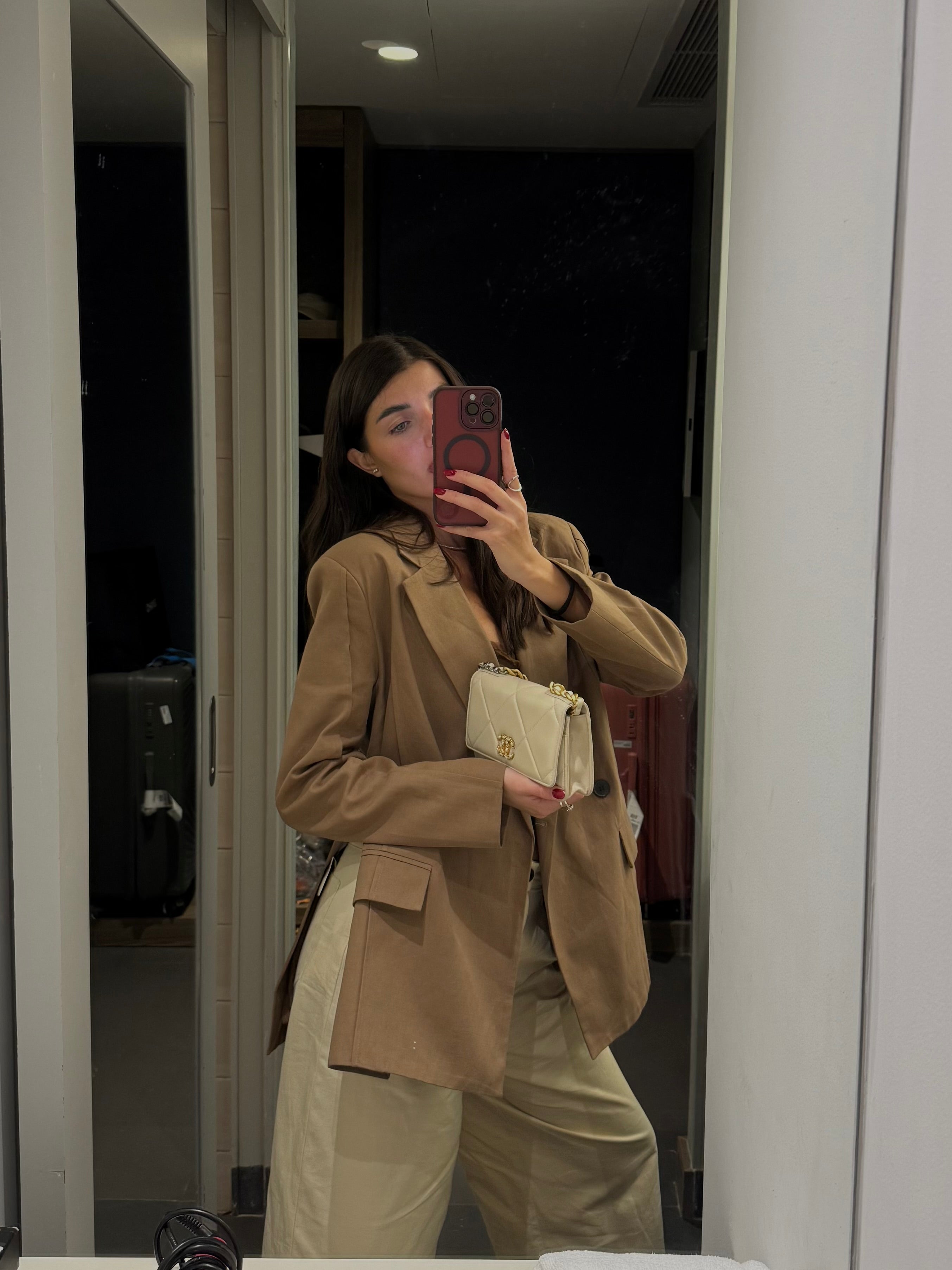 Blazer cammello lumina