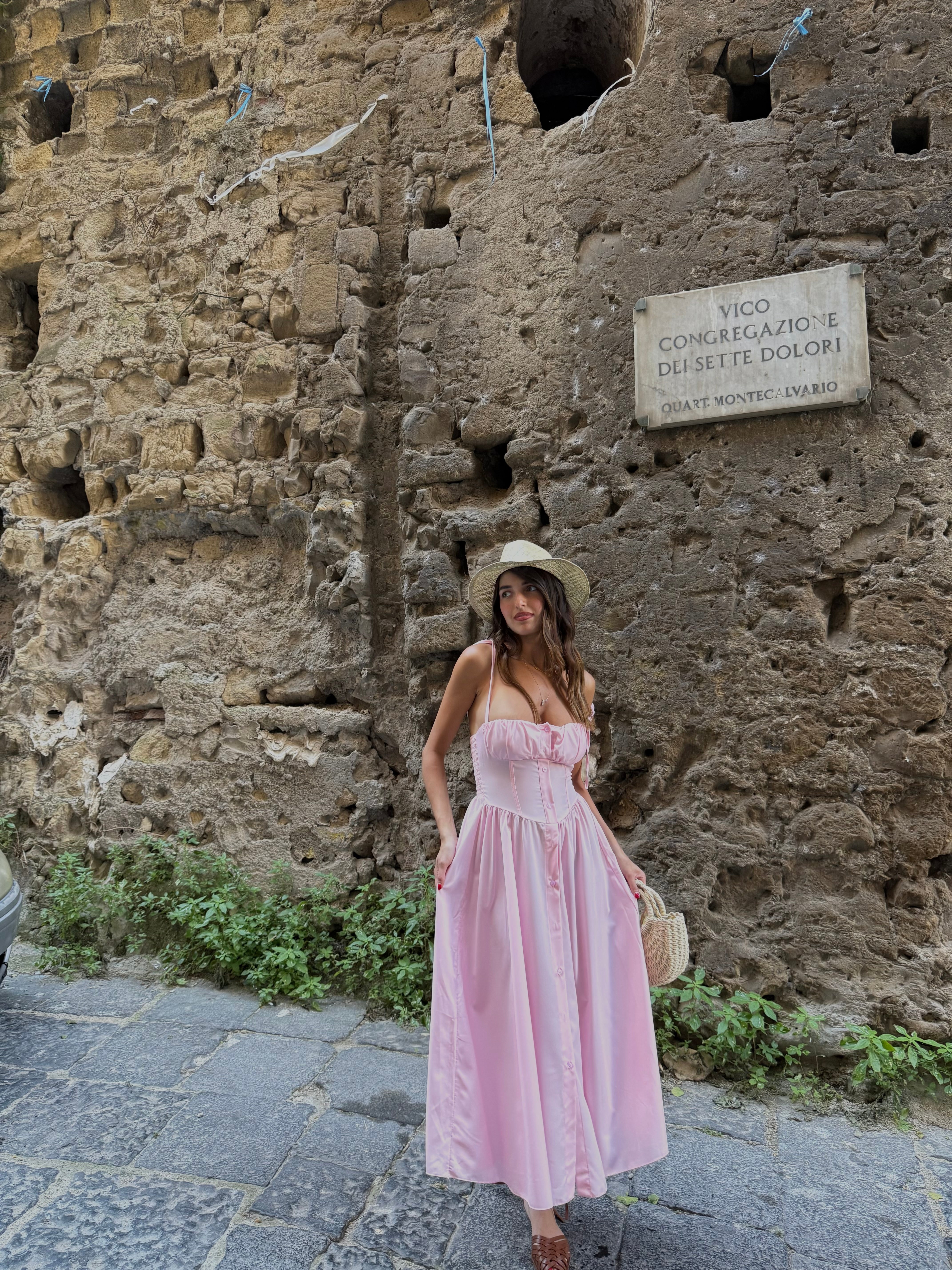 Dress Elisa rosa - LadyB Shop Online