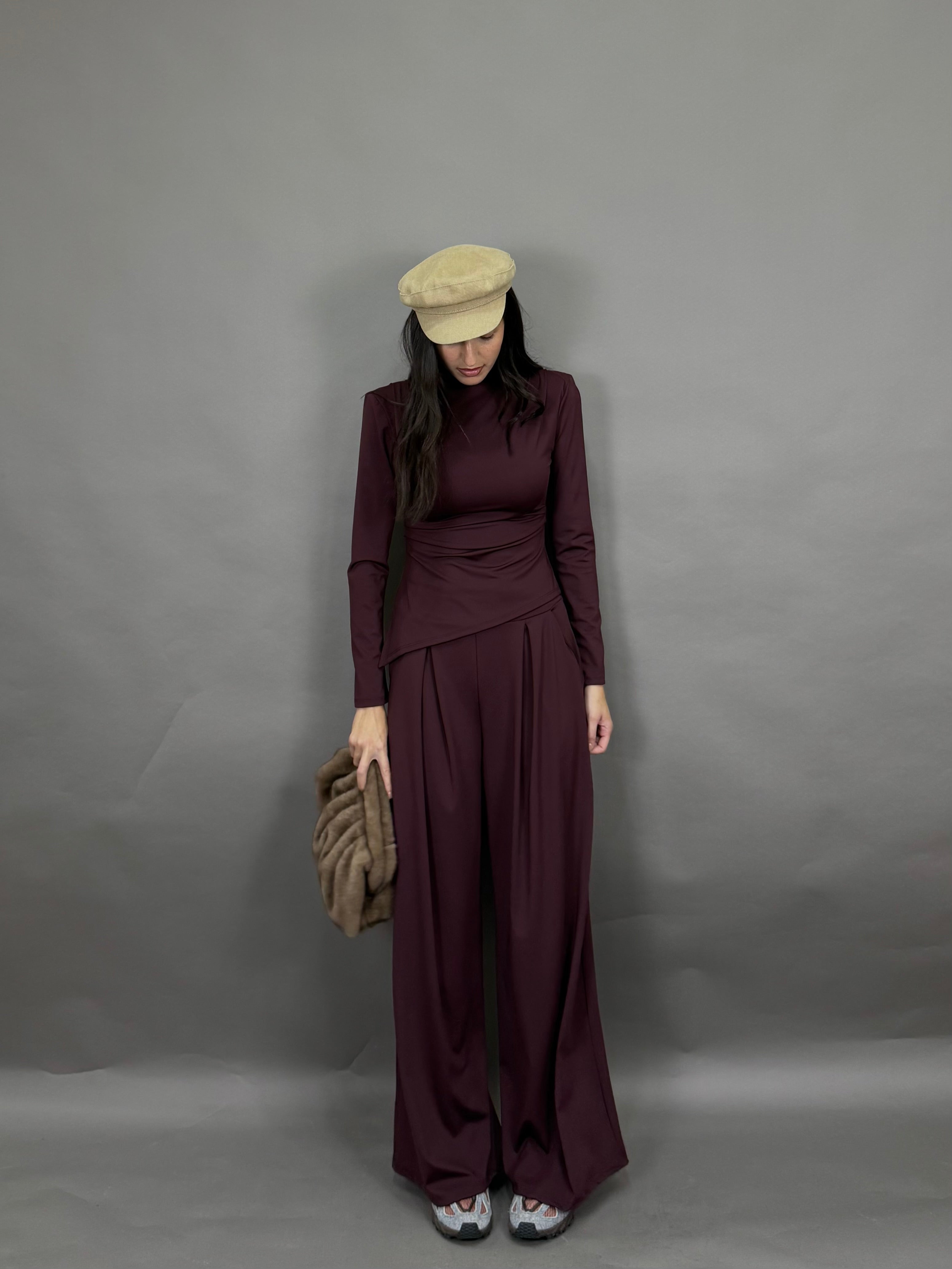 Coordinato Megghi bordeaux