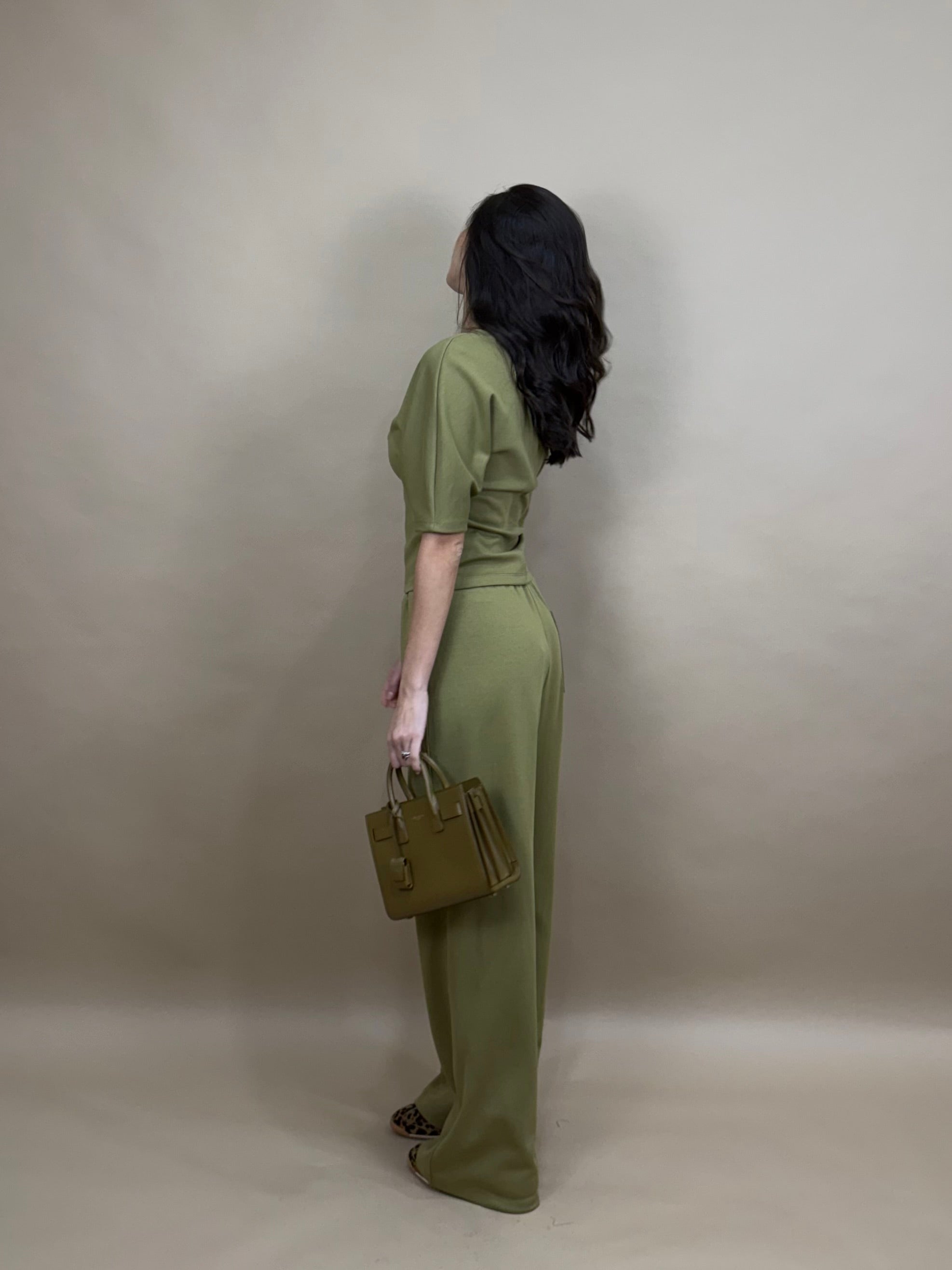 Pantalone in tuta Oliva by Lumina