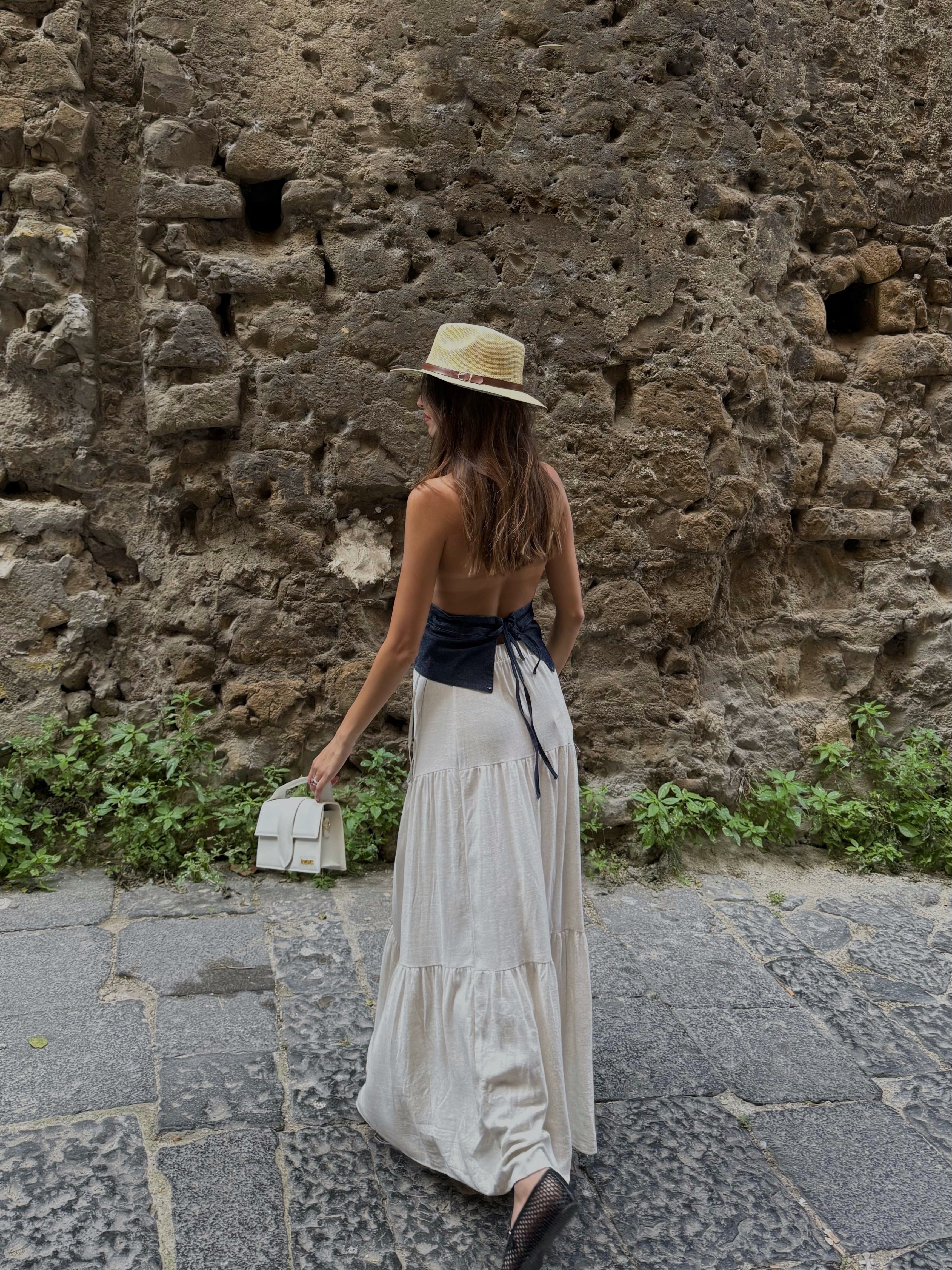 Gonna Lino e cotone - LadyB Shop Online