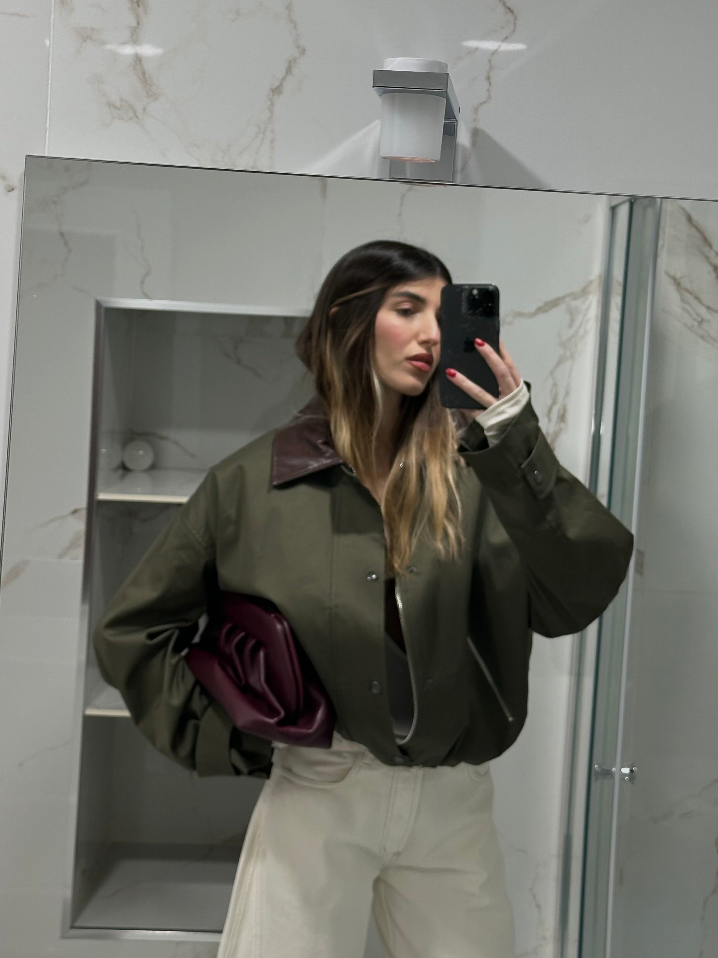 Trench lumina verde - LadyB Shop Online