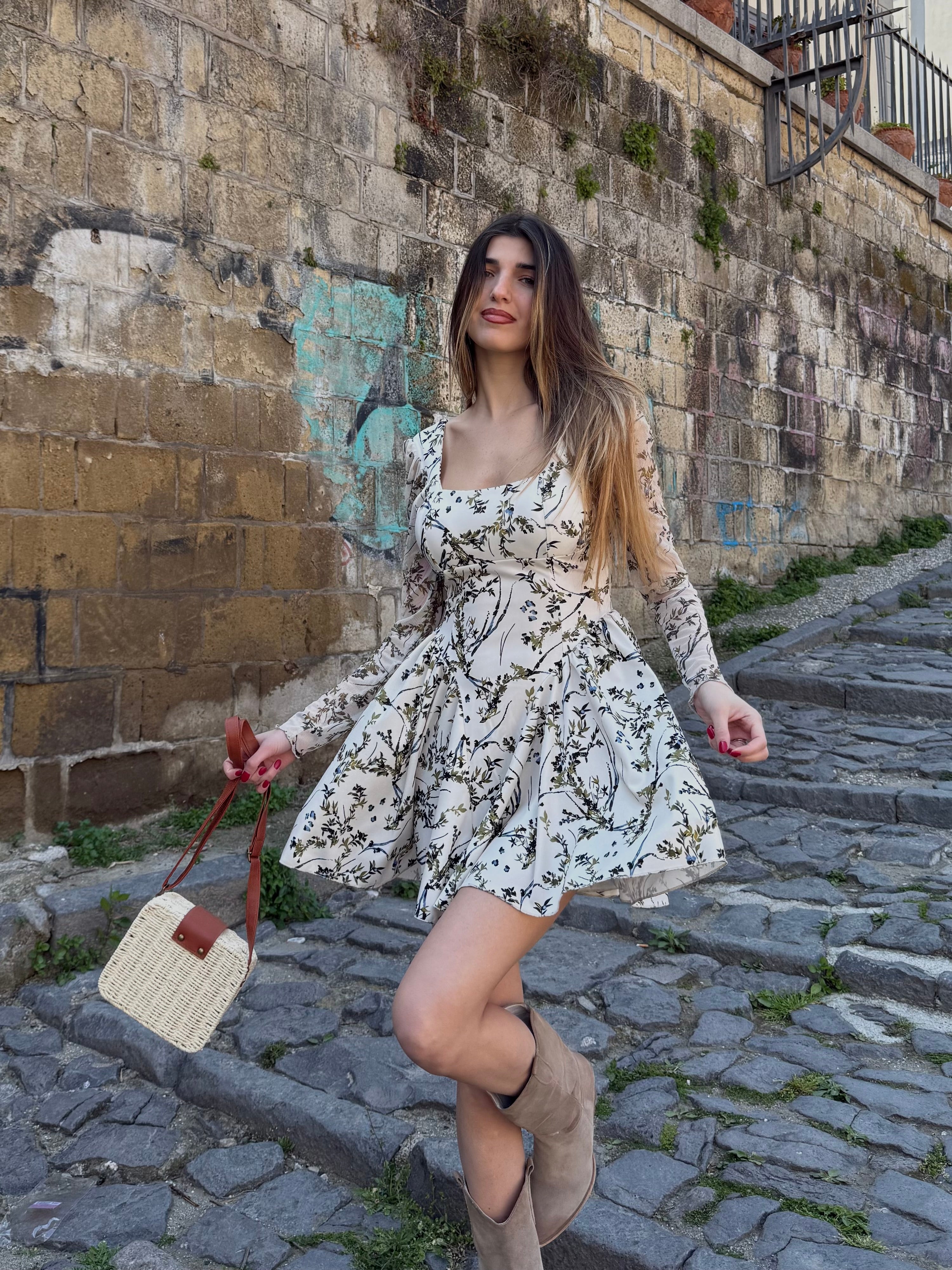 Dress Minu bianco - LadyB Shop Online