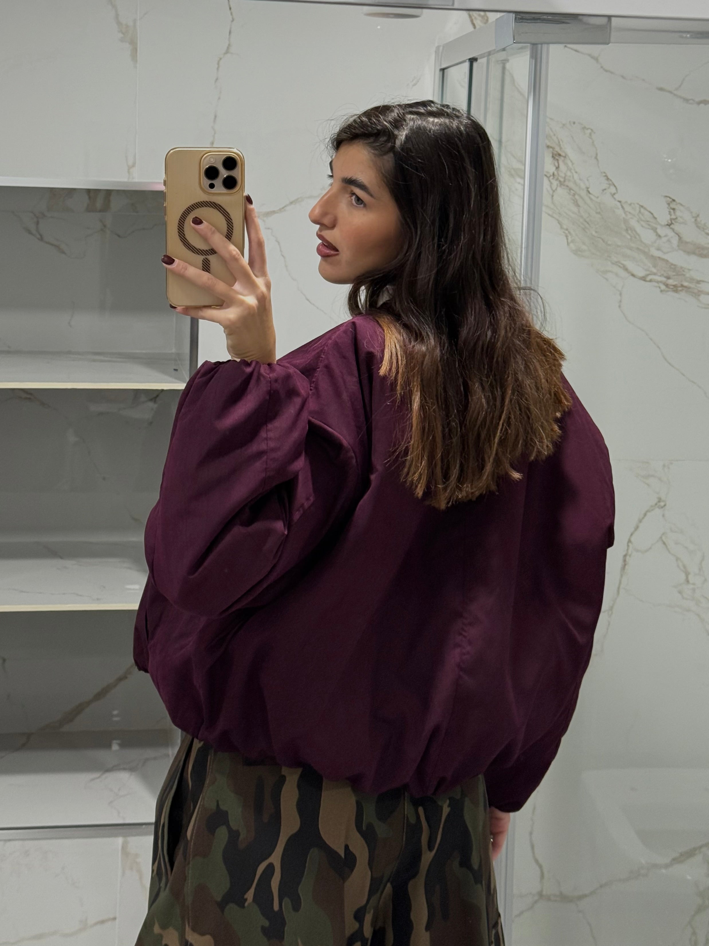 Bomber by lumina bordeaux