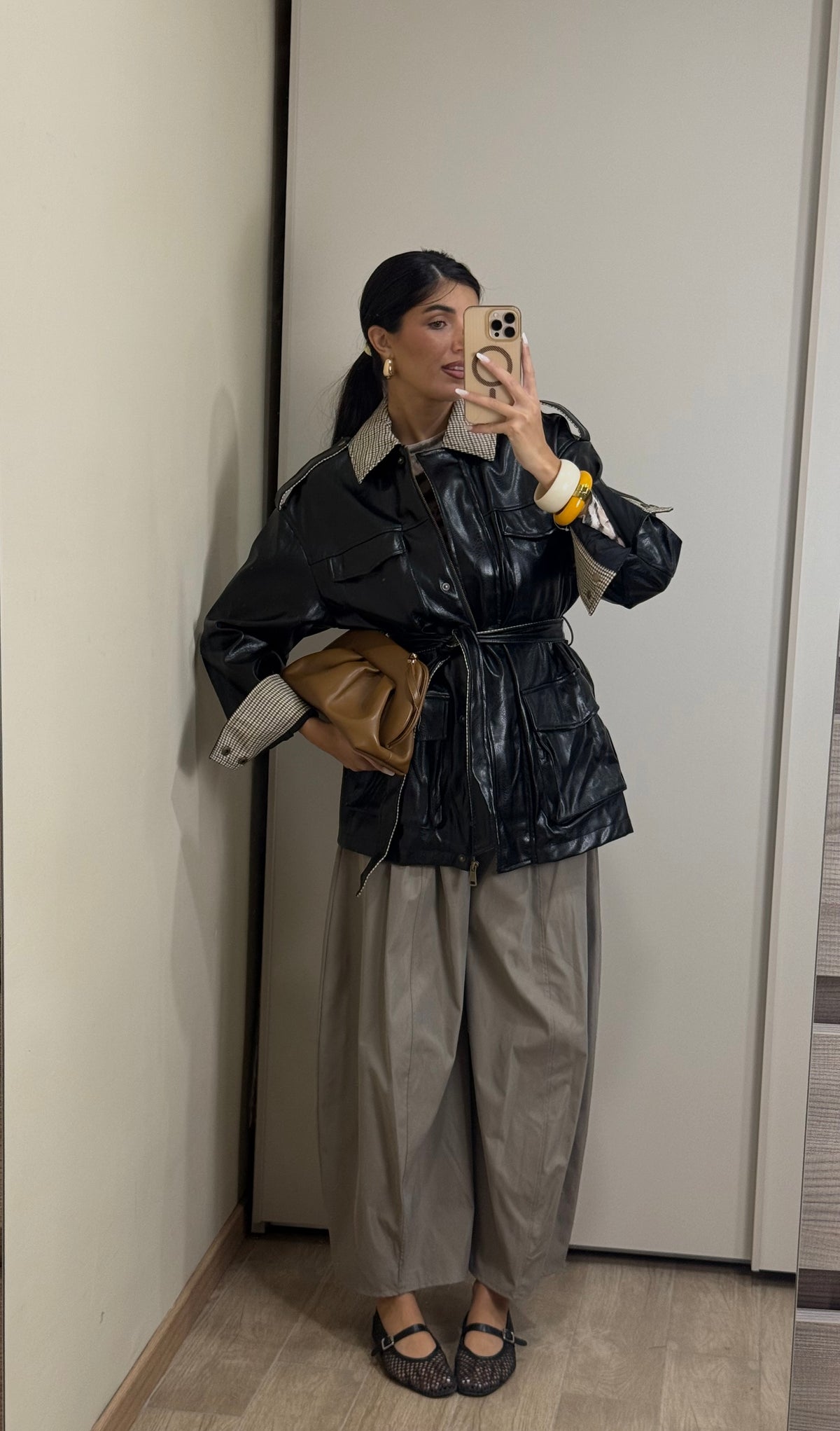 Giacca in pelle Ross