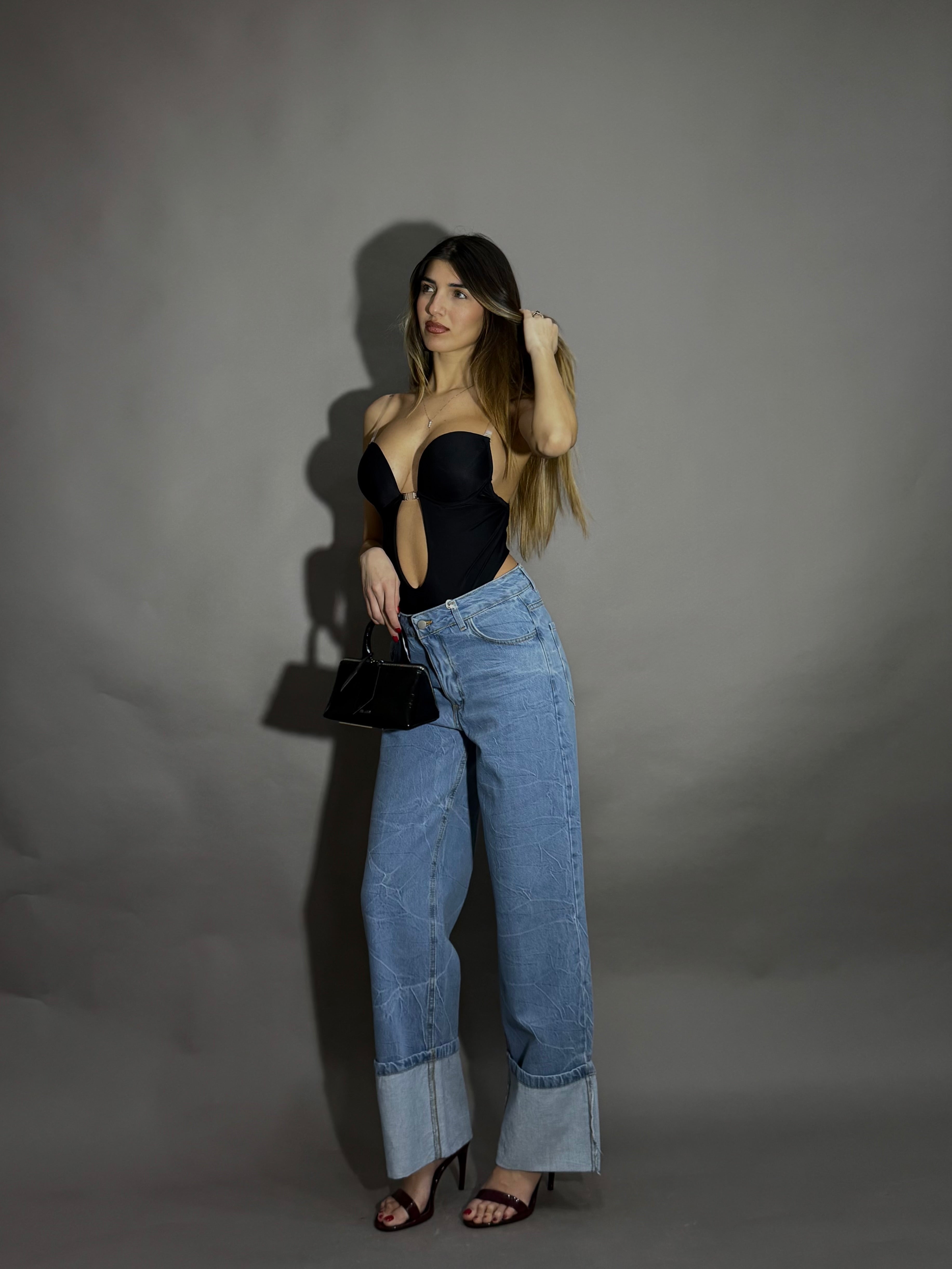 Jeans piegone - LadyB Shop Online