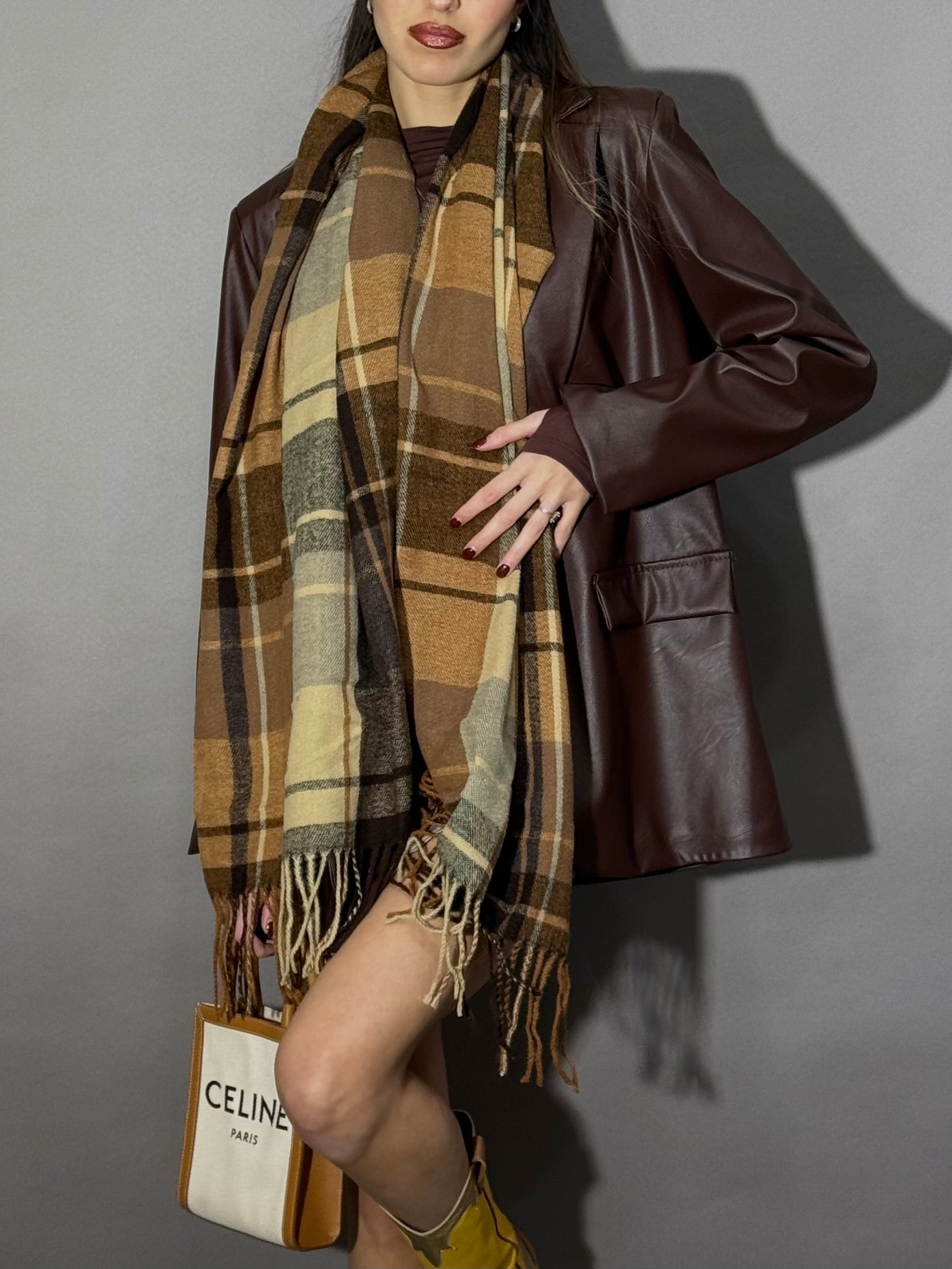 Sciarpa quadroni - LadyB Shop Online