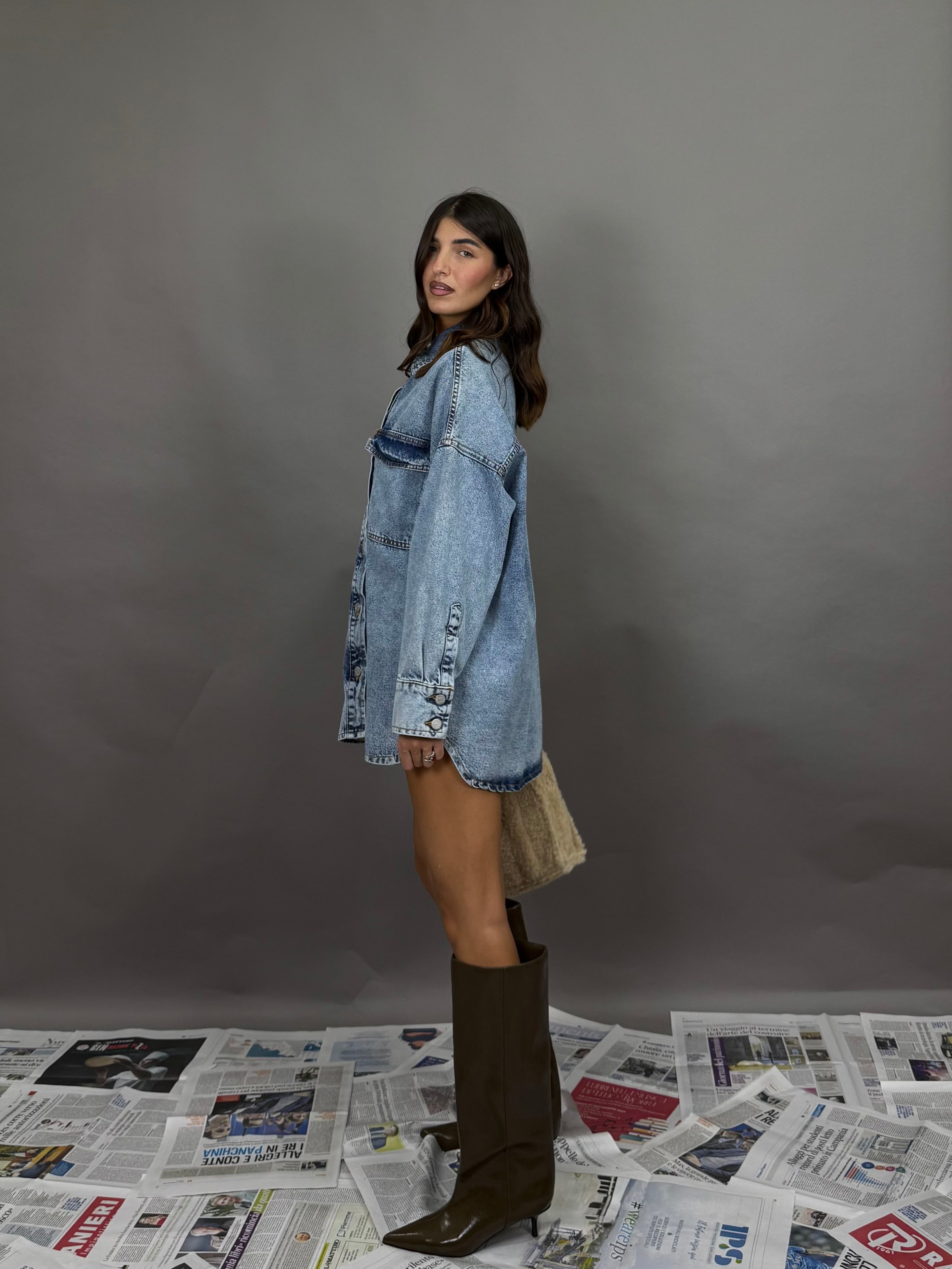 Camicia oversize justwest