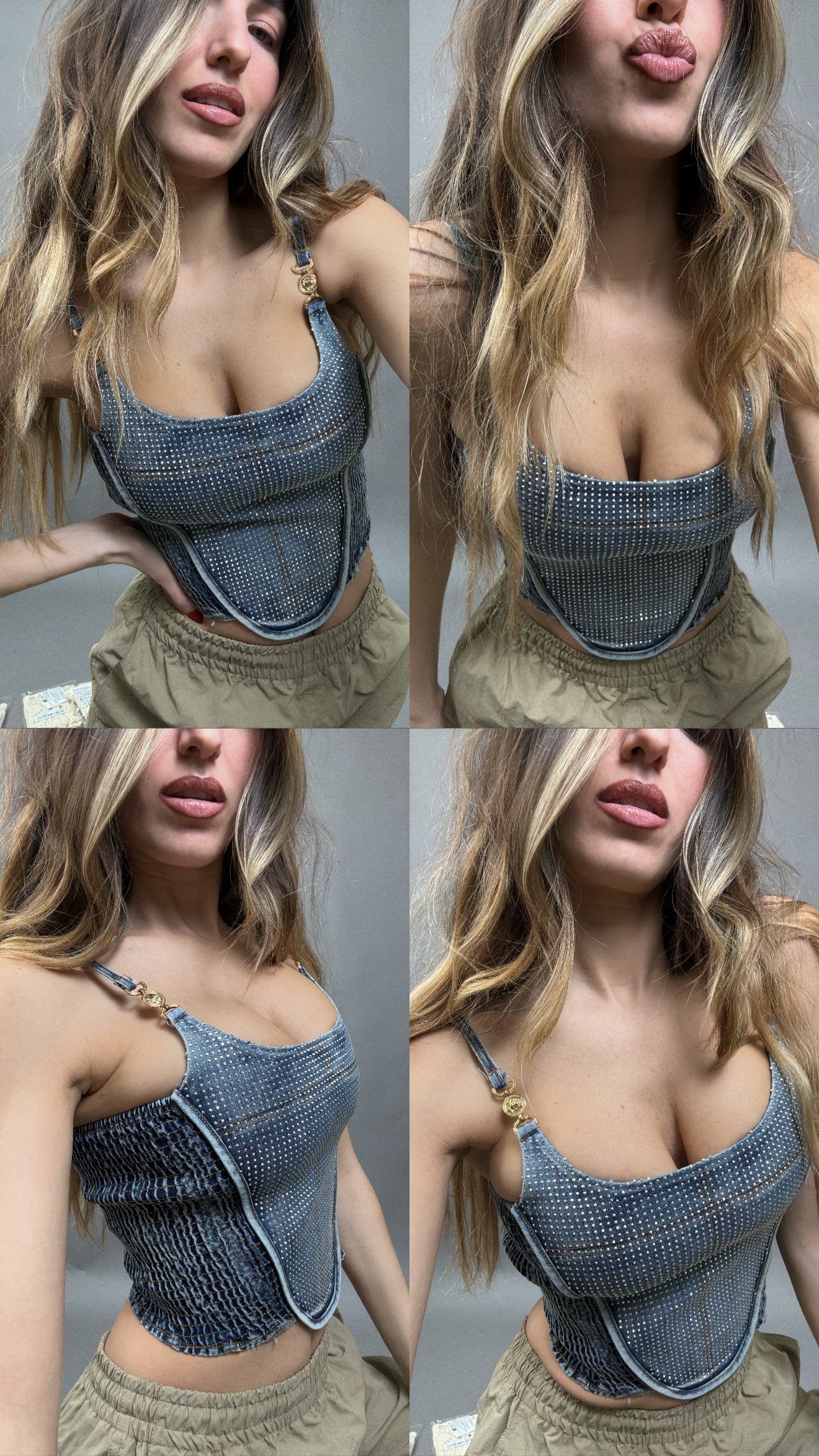 Corpetto in jeans - LadyB Shop Online