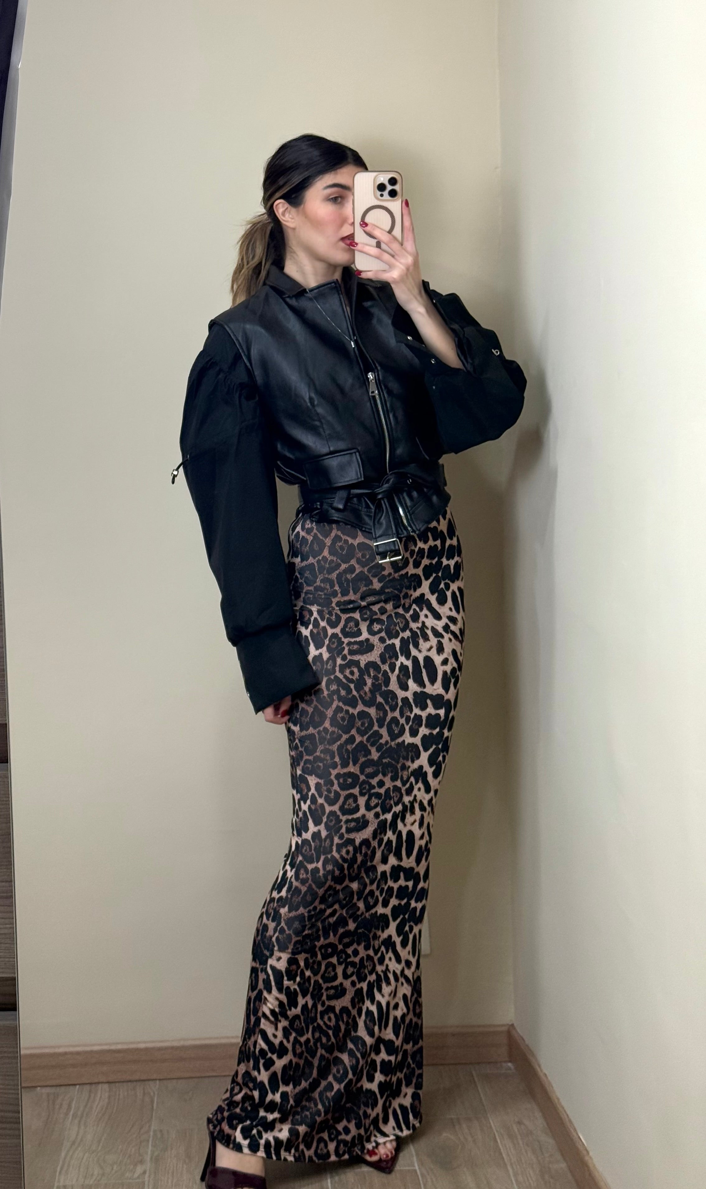Gonna Ariel leopardata - LadyB Shop Online