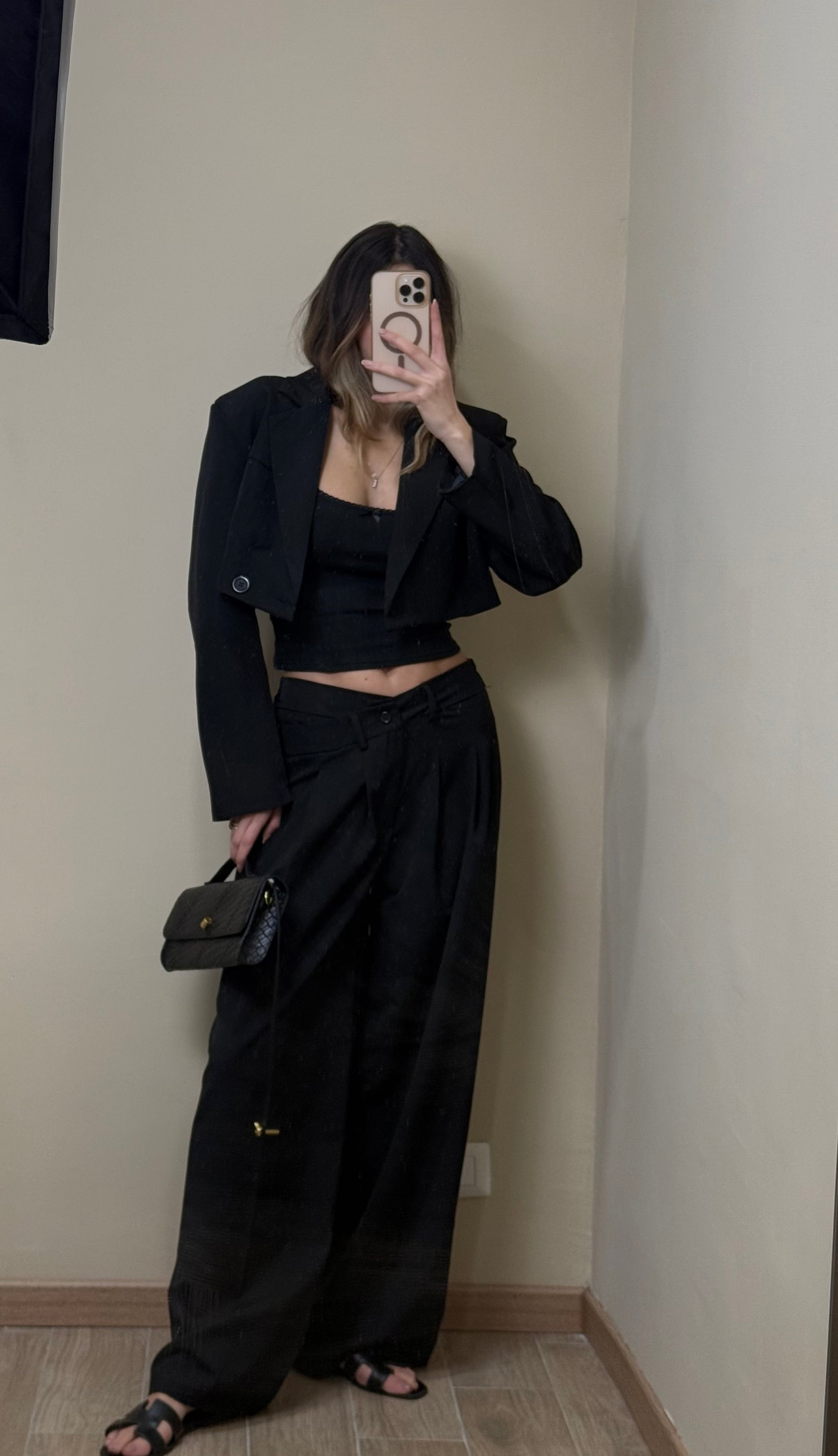 Pantalone storto nero - LadyB Shop Online